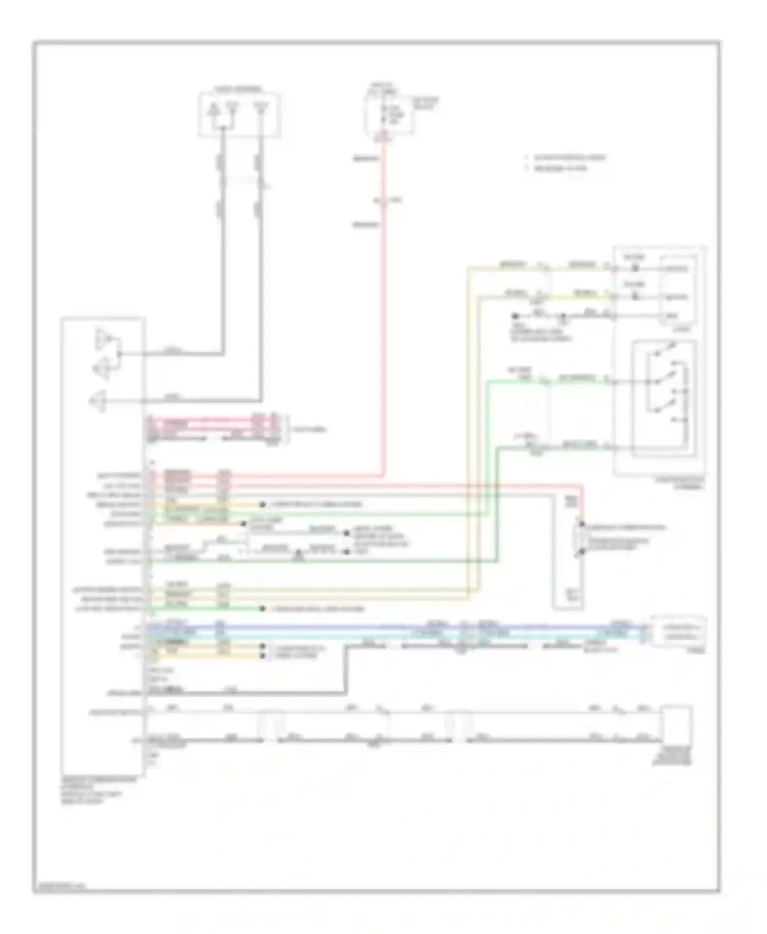Wiring diagram low spd gmlan data for Chevrolet Captiva I facelift (2011-2013) (1 of 2)