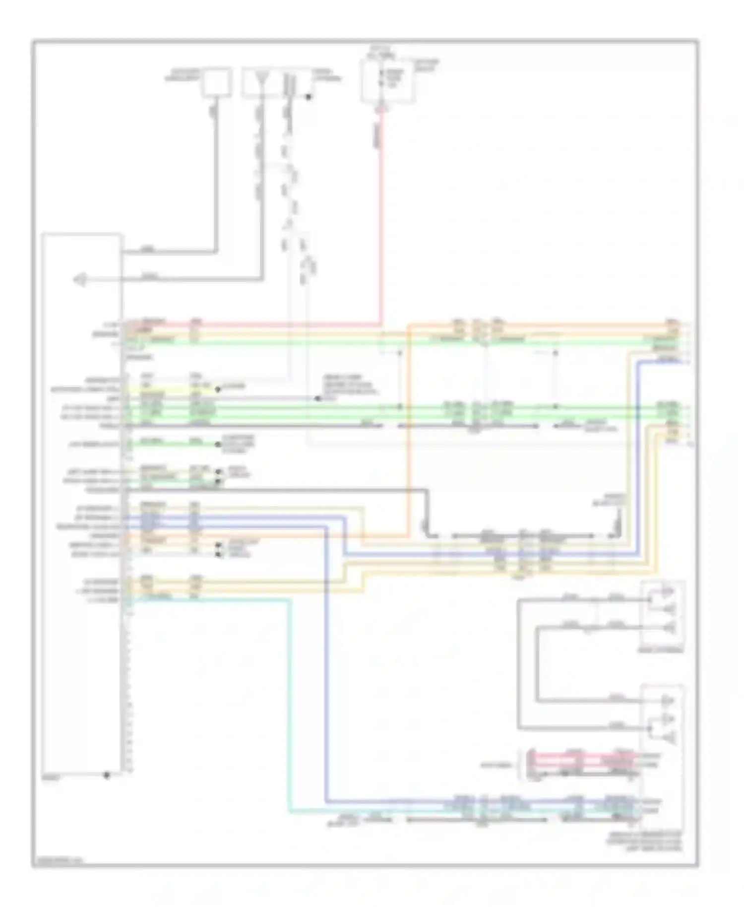 Wiring diagram on i/p fuse block) for Chevrolet Captiva I facelift (2011-2013) (3 of 3)