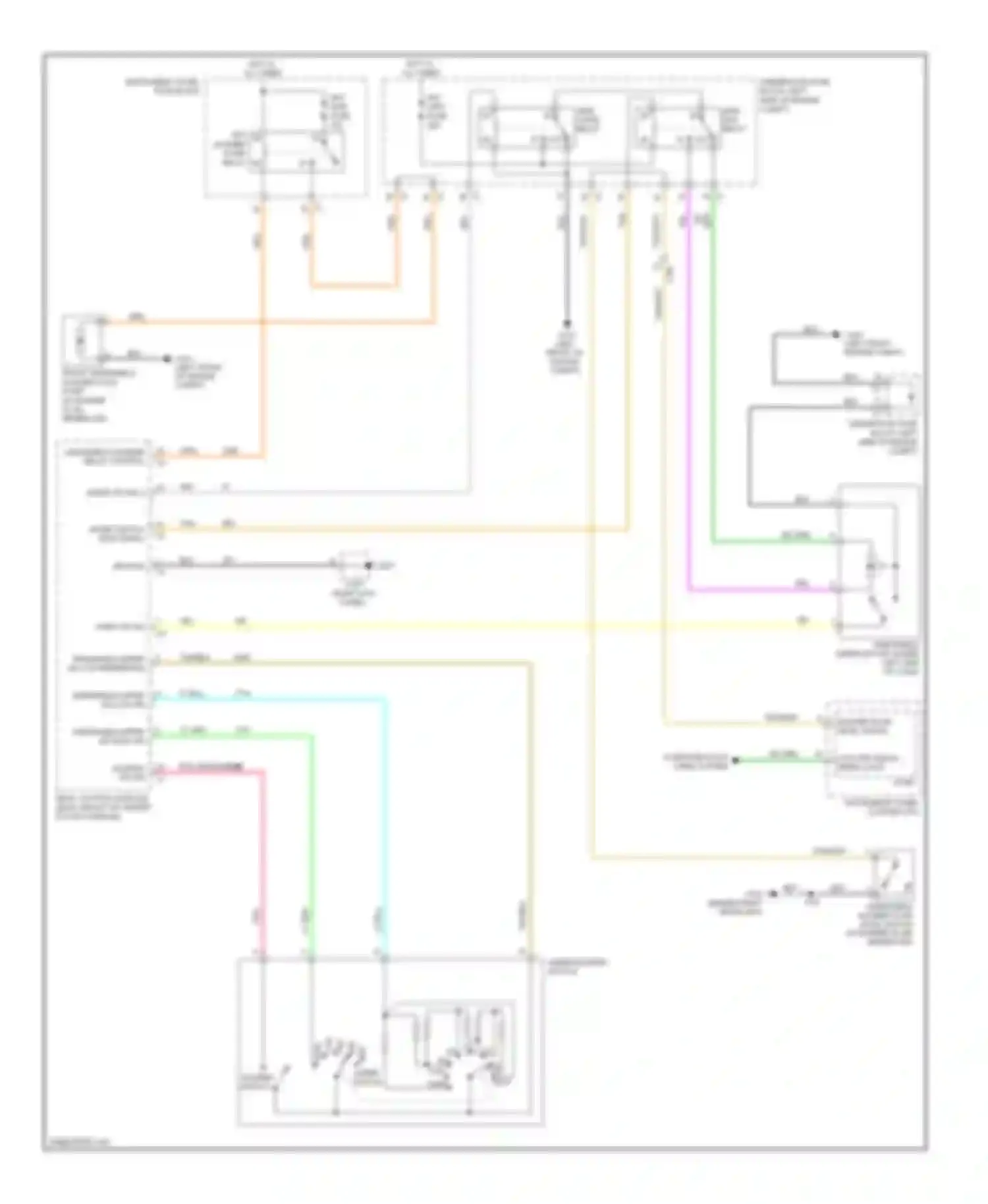 Wiring diagram windshield wiper sw high sig for Chevrolet Captiva I facelift (2011-2013) (1 of 1)