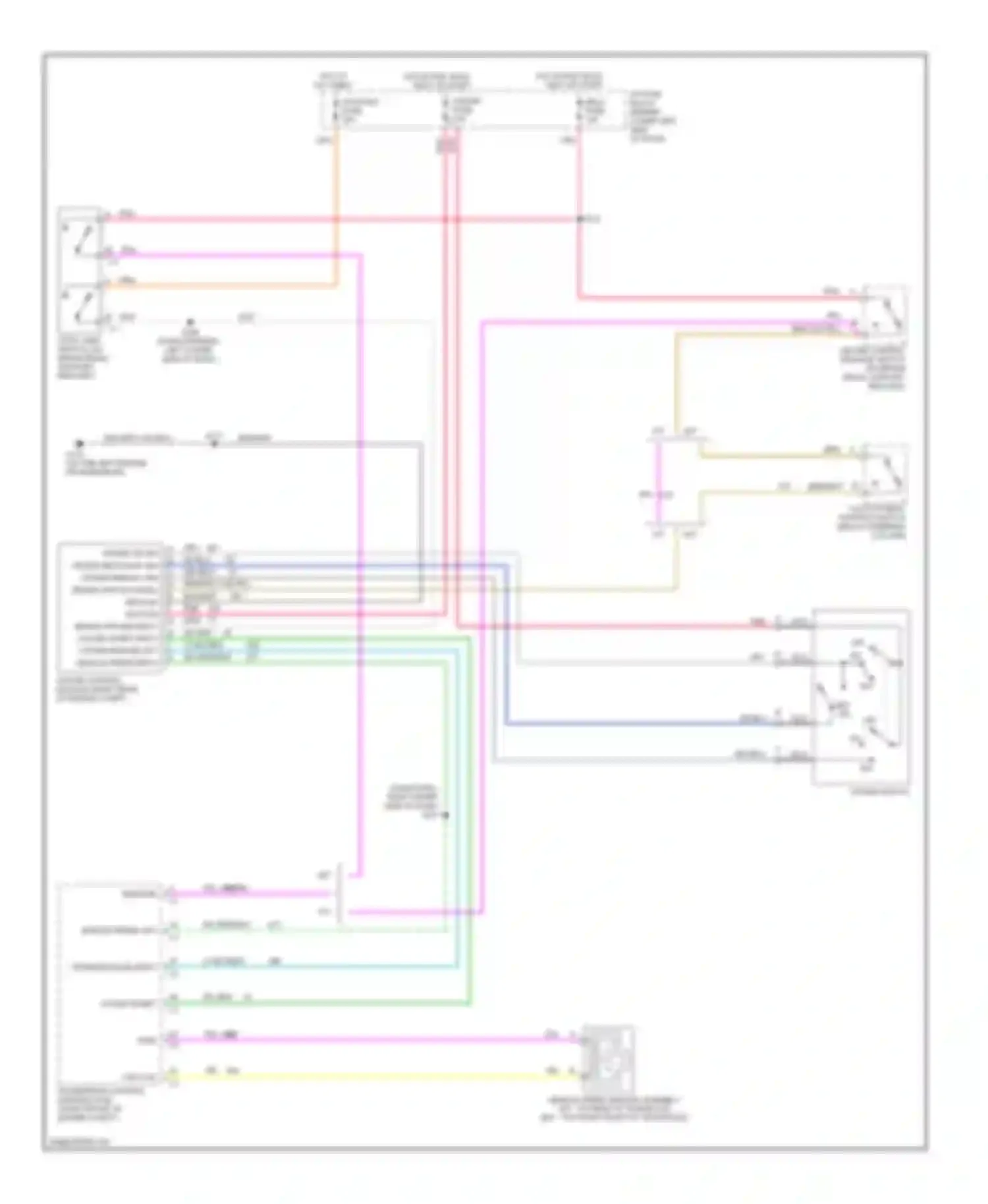 Cavalier Chevrolet III (1995-2005): Cruise control circuit