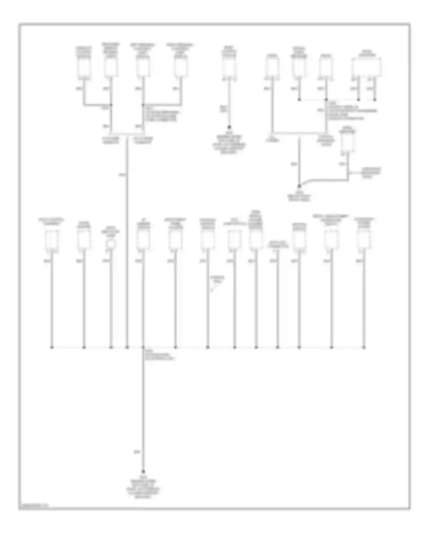 Cavalier Chevrolet III (1995-2005): Ground distribution circuit (2 of 3)