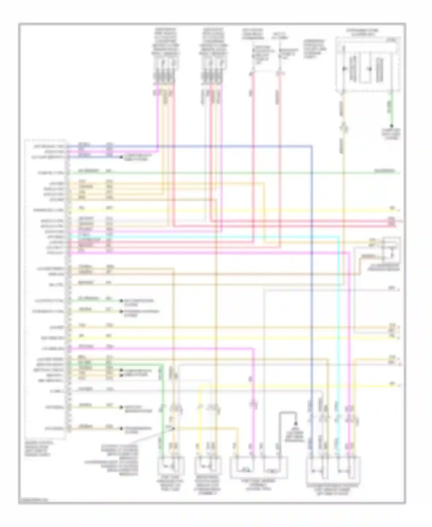 Chevy Express G1500 Chevrolet  (1996-2012): Wiring diagram engine performance 4.3l vin x (1 of 3)