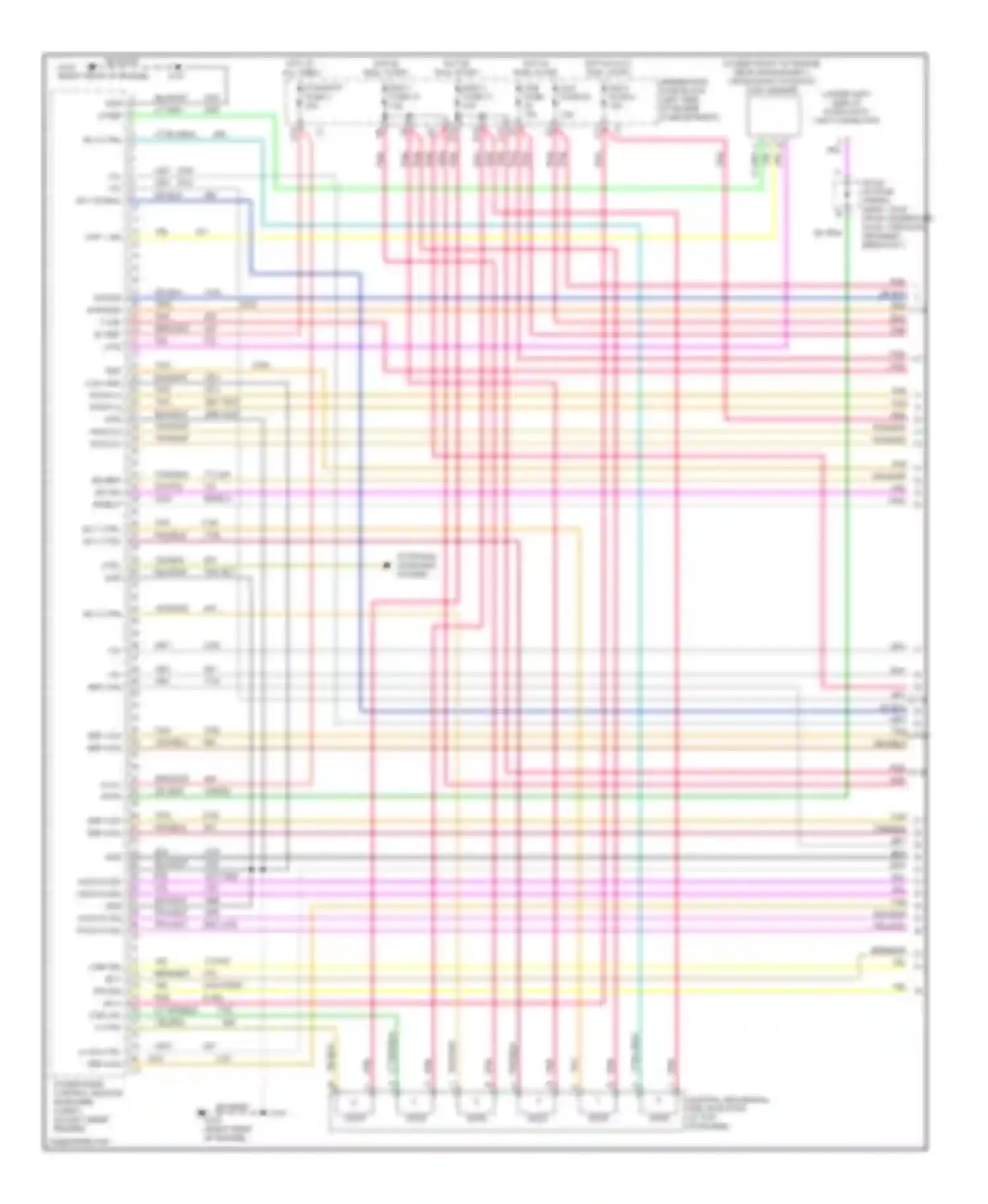 Chevy Express G1500 Chevrolet  (1996-2012): Wiring diagram engine performance 4.3l vin x (1 of 5)
