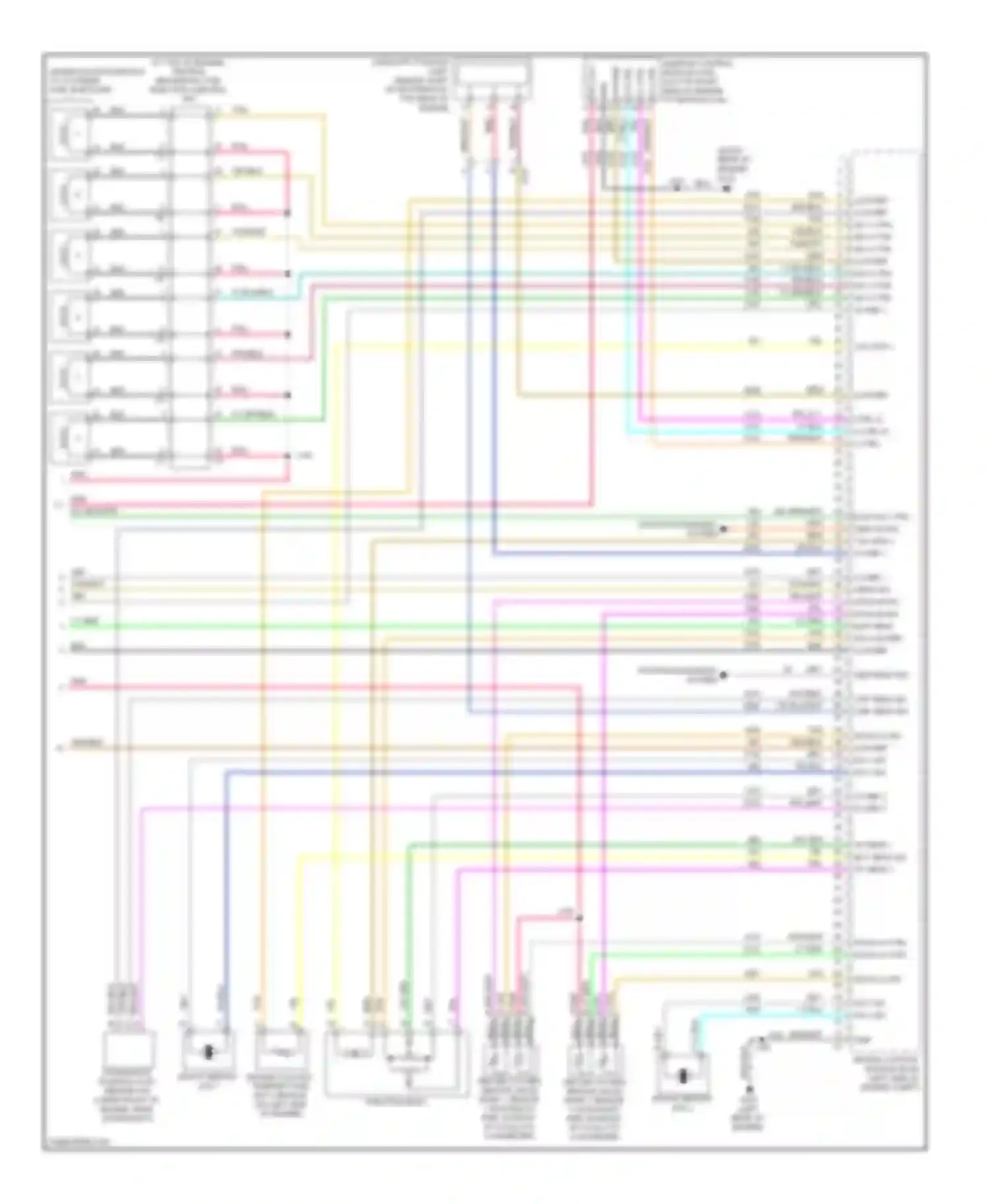 Chevy Express G1500 Chevrolet  (1996-2012): Wiring diagram engine performance 4.3l vin x (3 of 3)