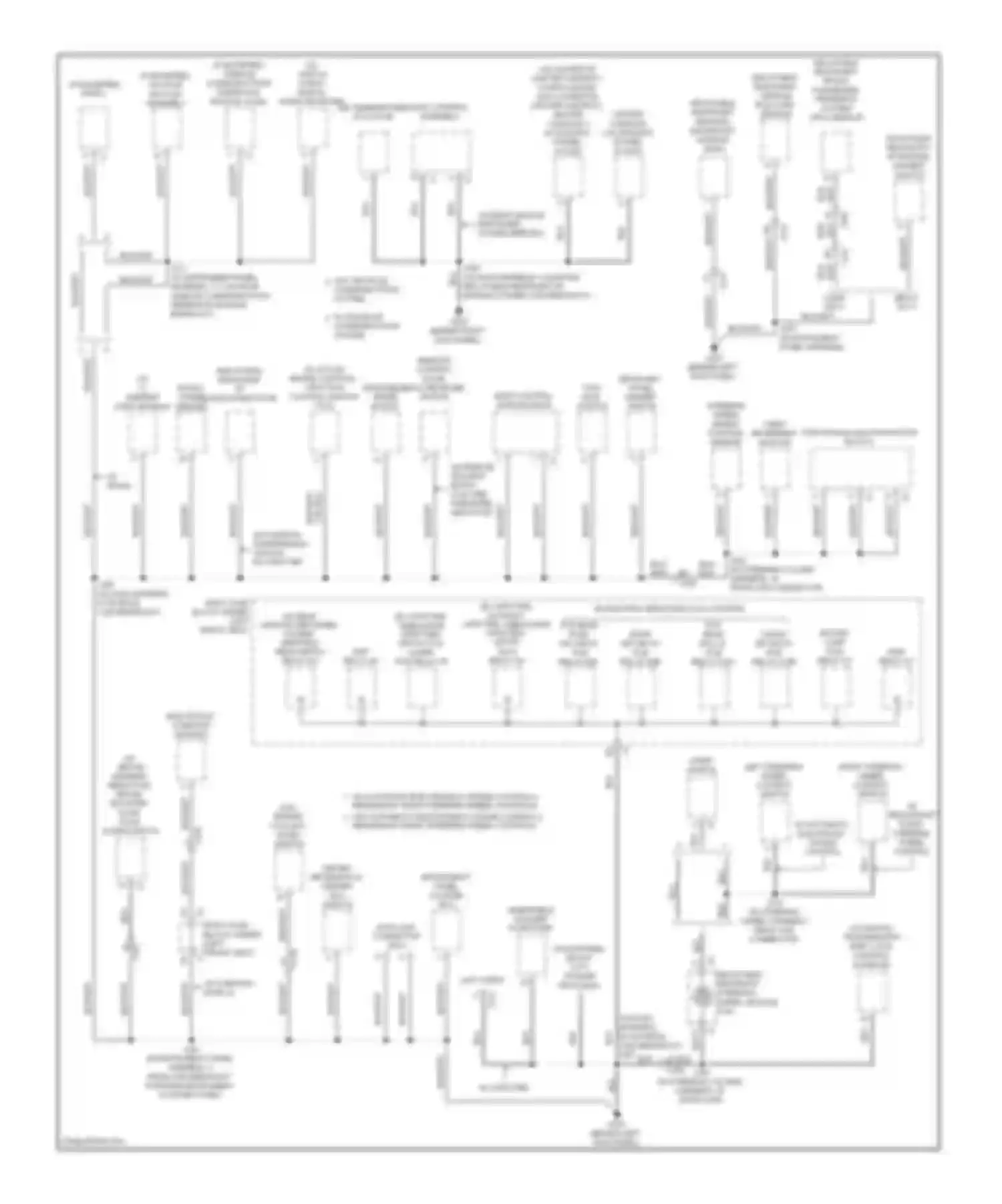Chevy Express G1500 Chevrolet  (1996-2012): Ground distribution circuit (3 of 5)