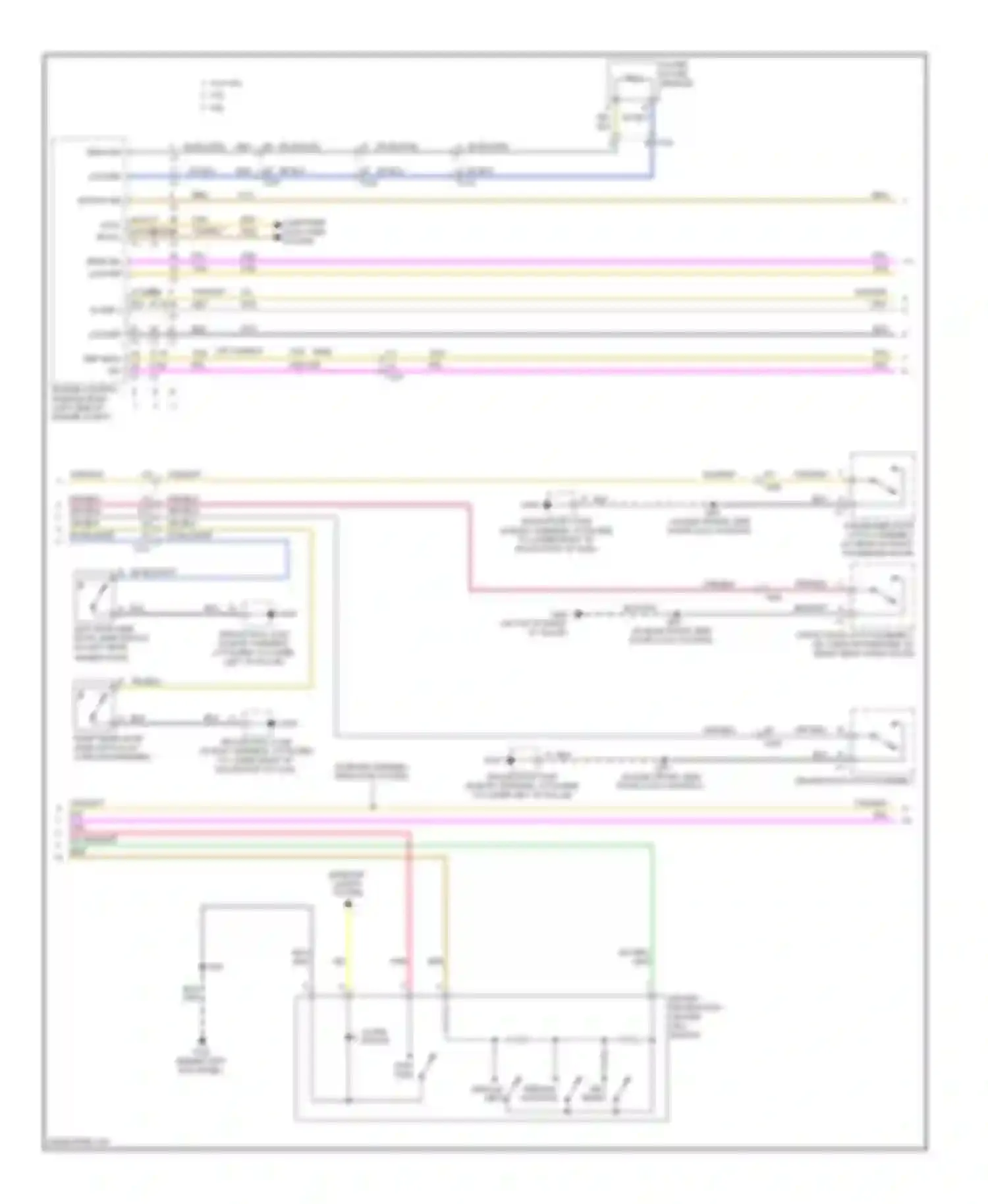 Chevy Express G1500 Chevrolet  (1996-2012): Instrument cluster circuit (2 of 3)