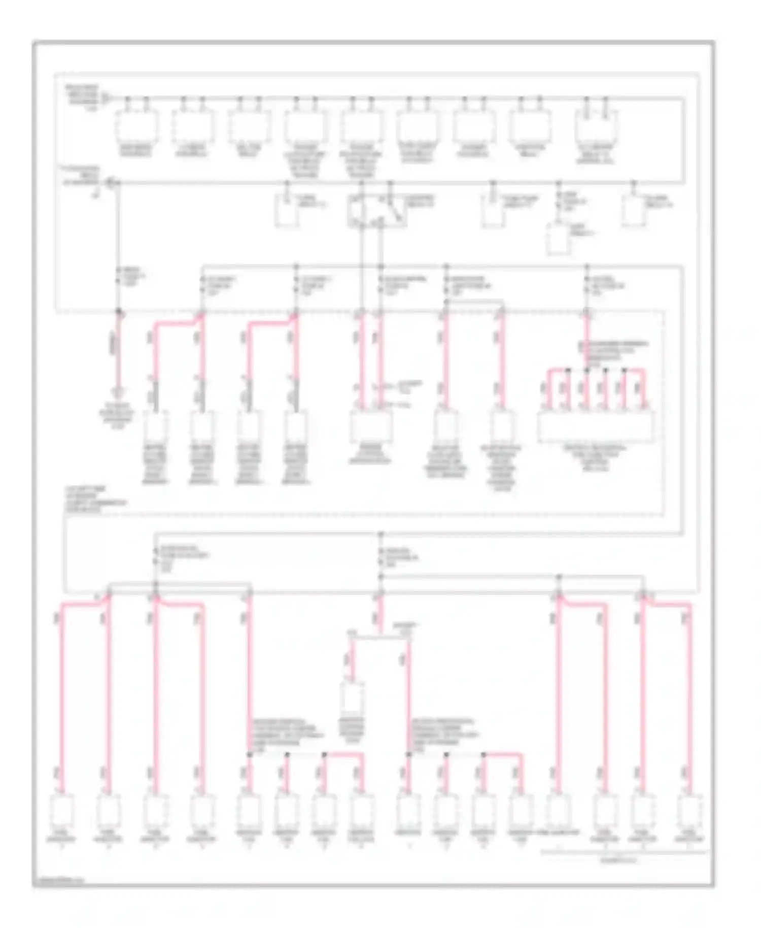 Chevy Express G1500 Chevrolet  (1996-2012): 4.3l vin x, power distribution circuit (2 of 4)
