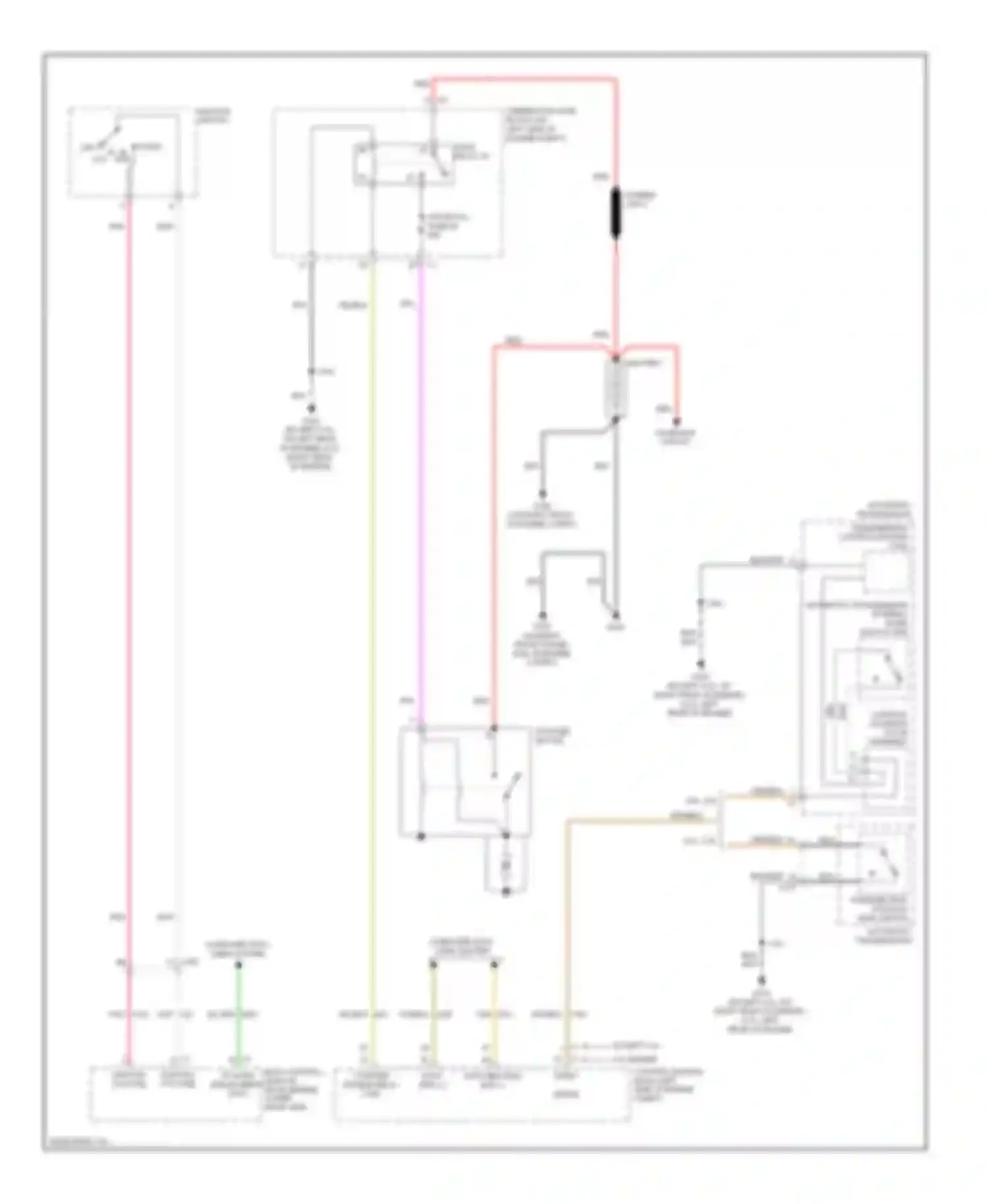 Chevy Express G1500 Chevrolet  (1996-2012): 4.3l vin x, starting circuit