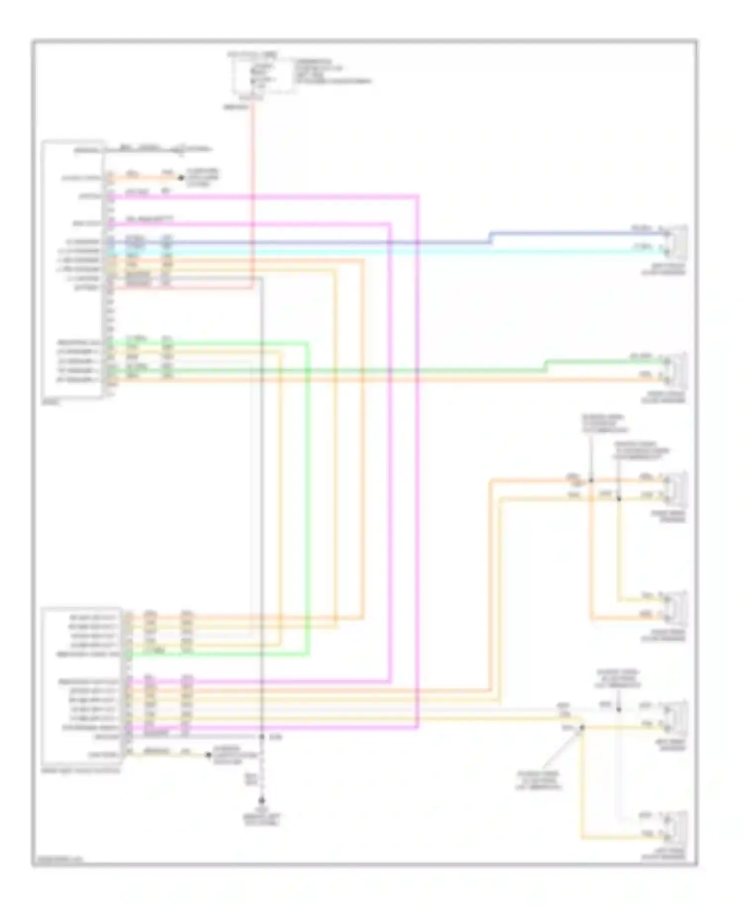 Wiring diagram class 2 data for Chevrolet Chevy Express G1500  (1996-2012) (3 of 3)