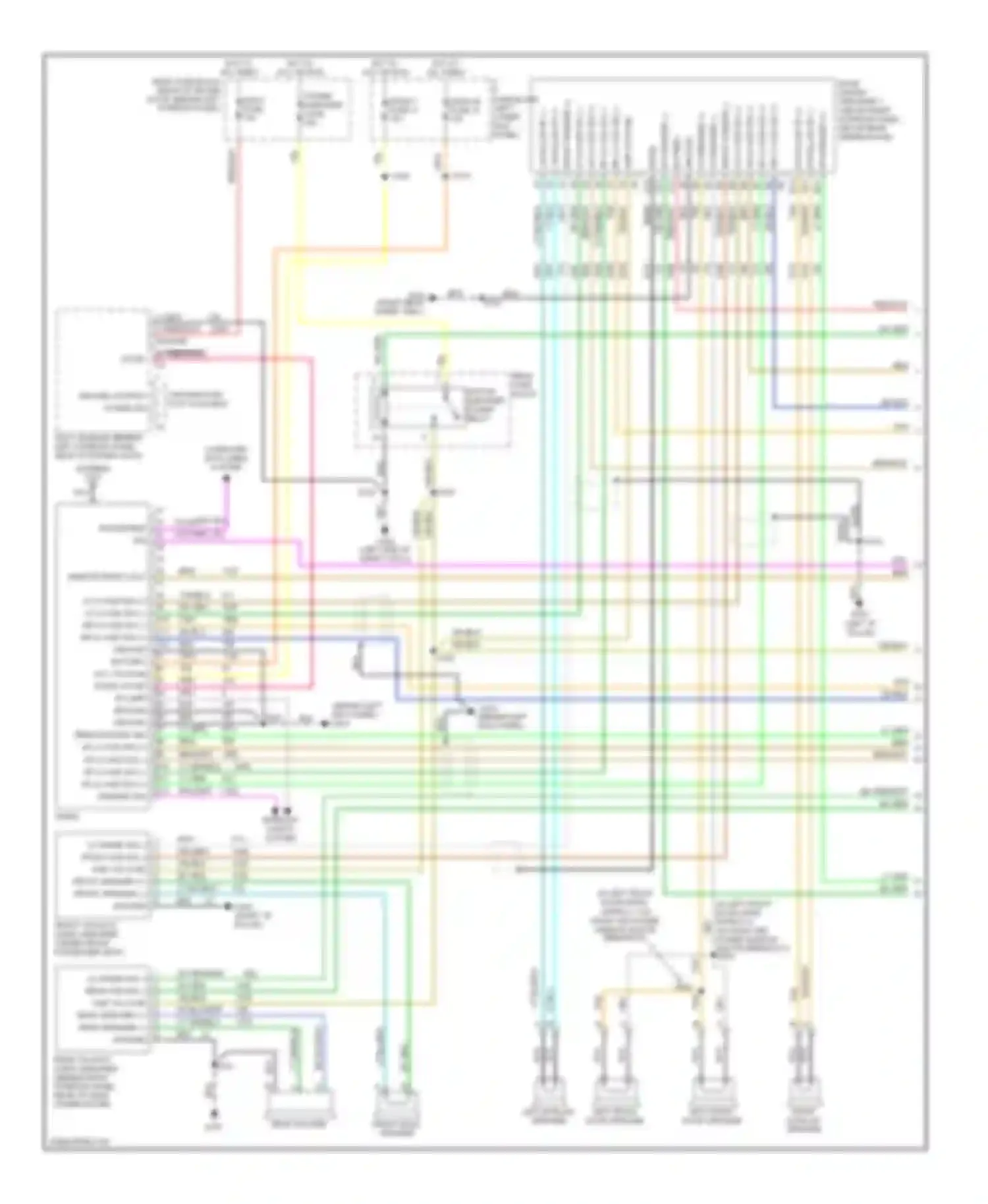 Wiring diagram (in left front door harn, approx 4 cm from the power window for Chevrolet Chevy Express G1500  (1996-2012) (1 of 1)