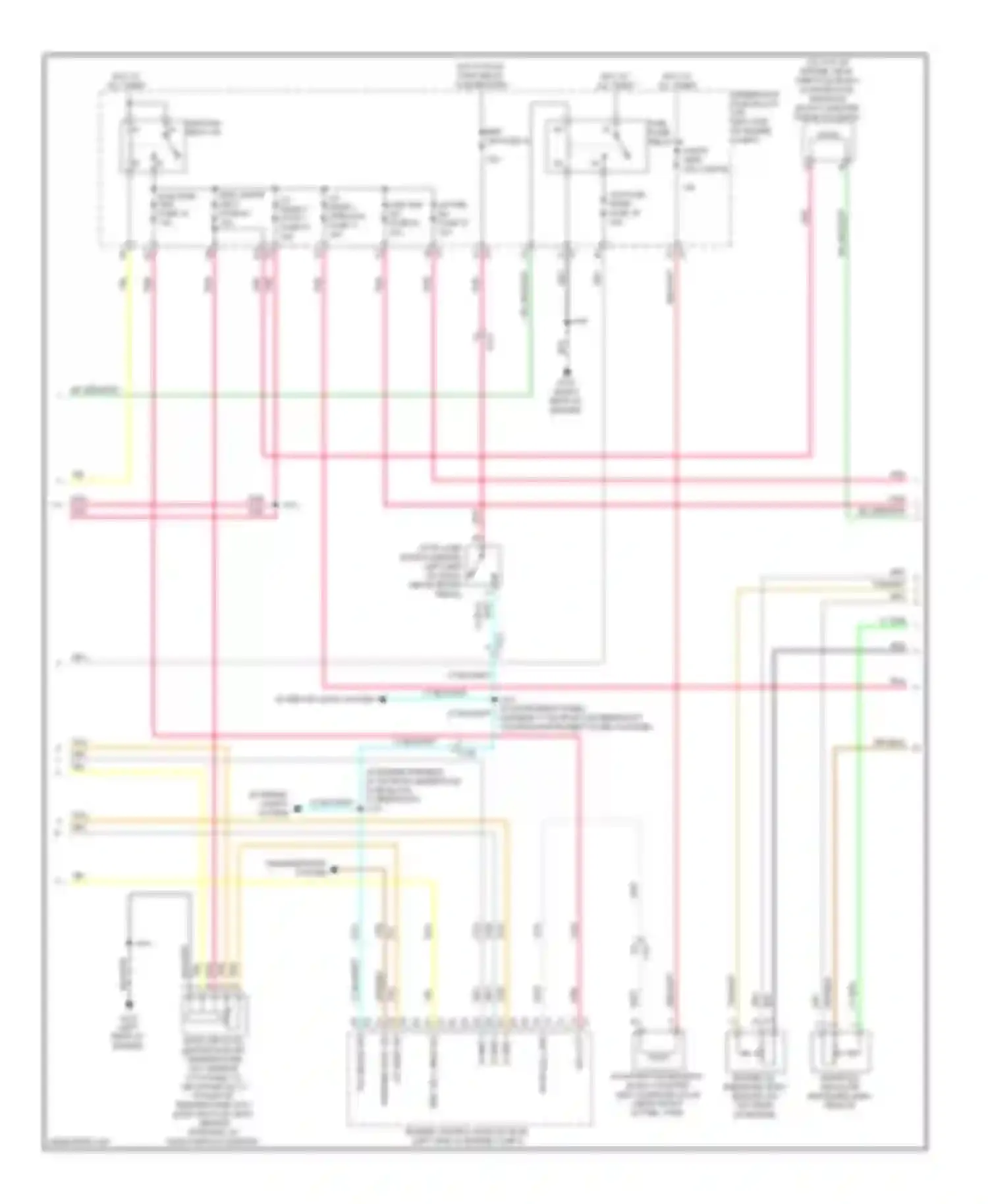 Wiring diagram of engine compt) for Chevrolet Chevy Express G1500  (1996-2012) (2 of 2)