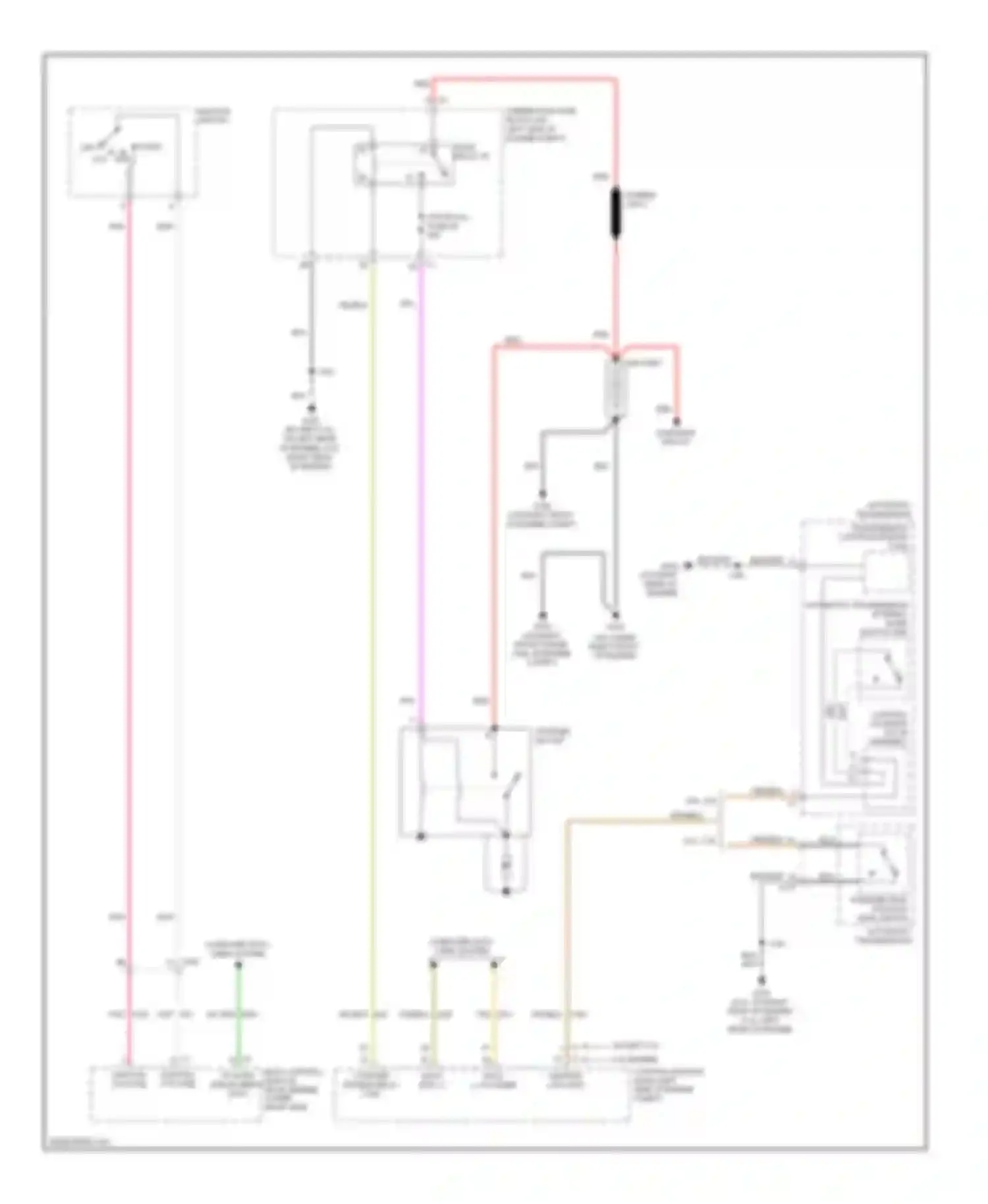 Wiring diagram starter enable relay ctrl for Chevrolet Chevy Express G1500  (1996-2012) (1 of 3)