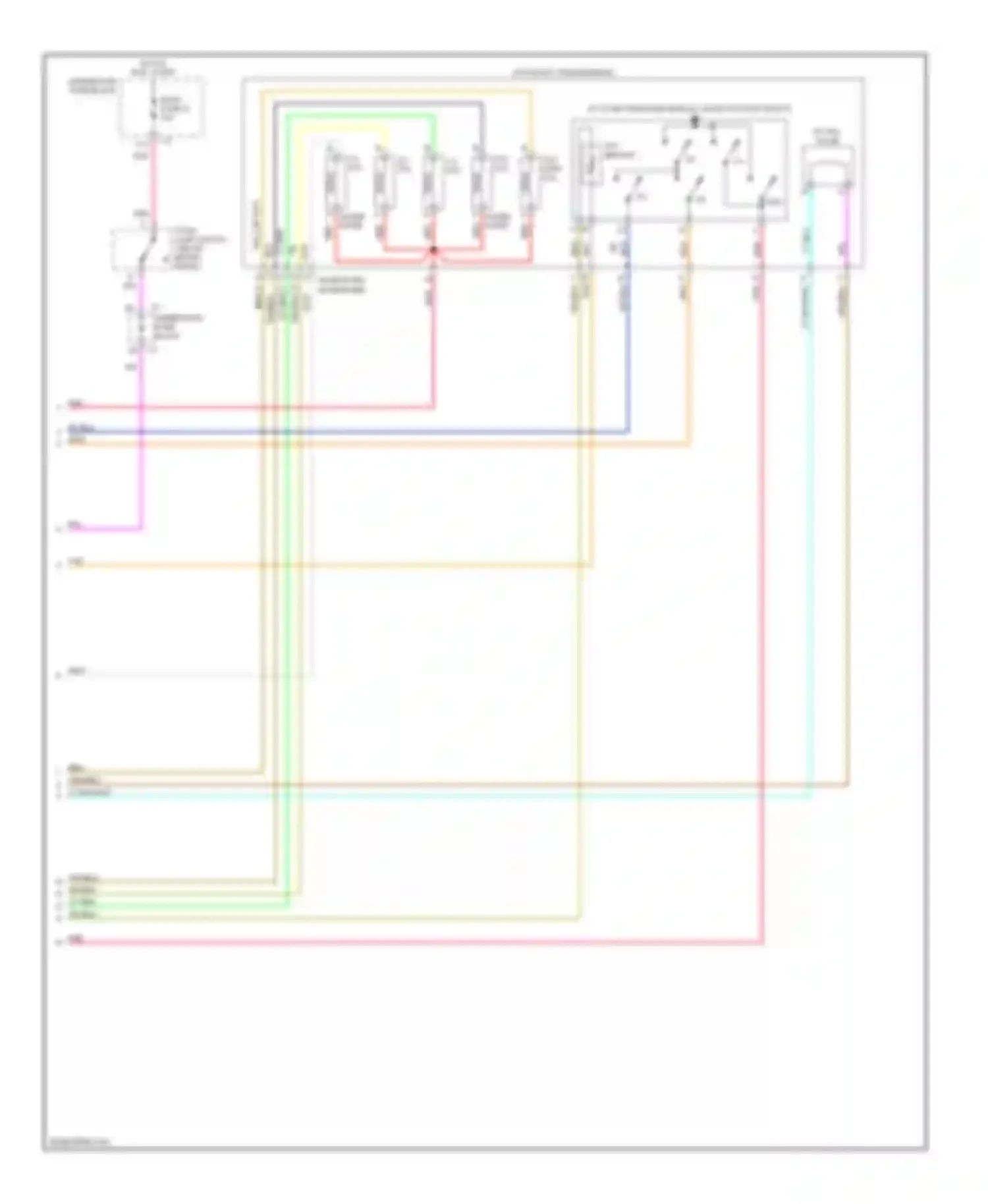 Wiring diagram tft sensor for Chevrolet Chevy Express G1500  (1996-2012) (1 of 5)
