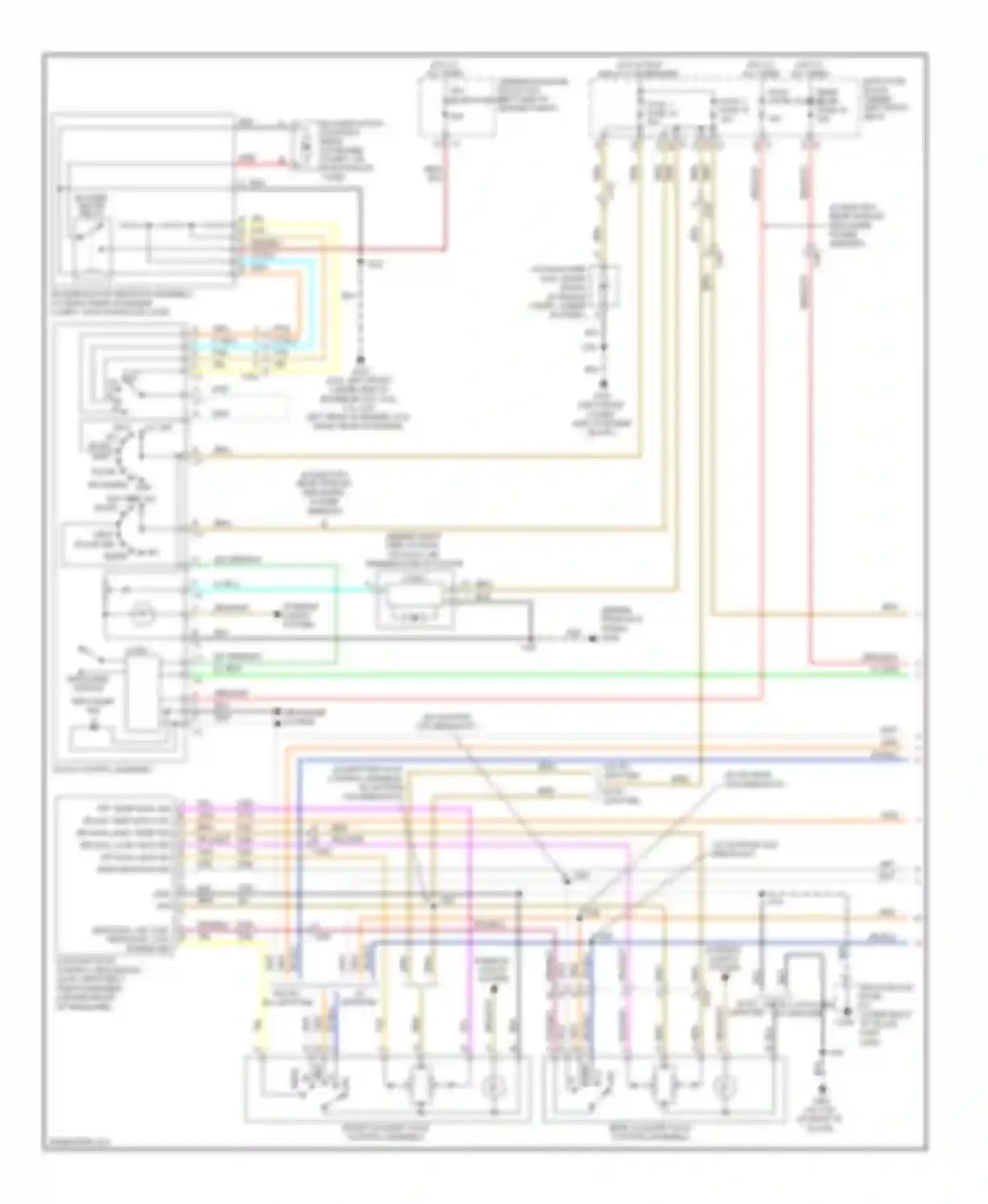 Chevy Express G2500 Chevrolet  (1996-2012): Manual a/c circuit, passenger van (1 of 3)