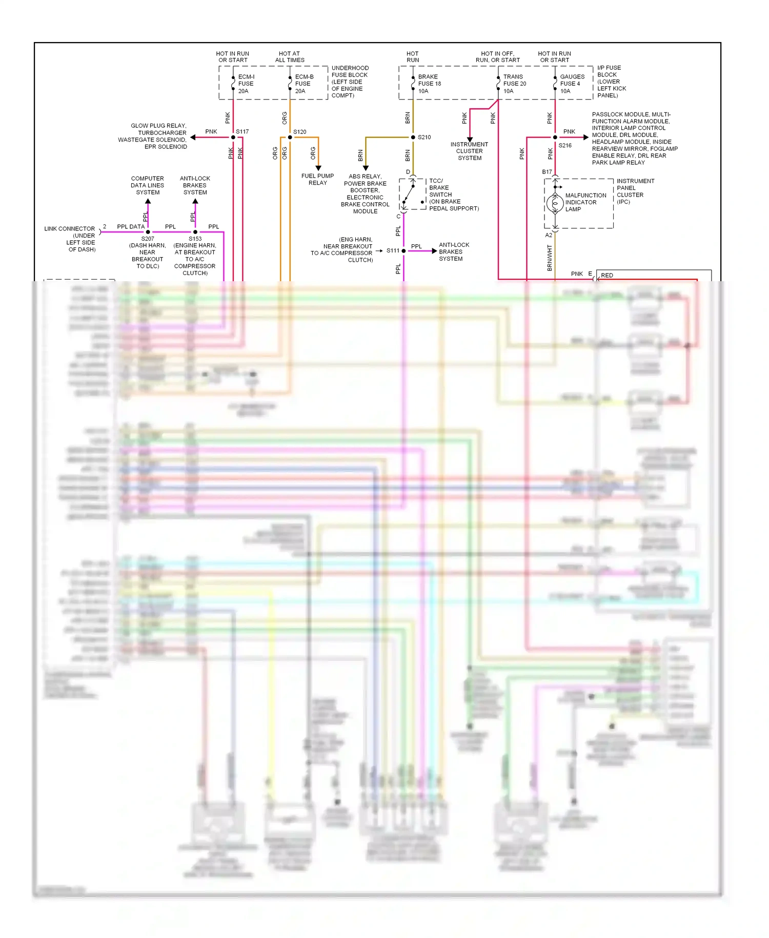 Chevrolet Chevy Express G2500  (1996-2012) computer data lines system wiring diagram  (12 of 99)