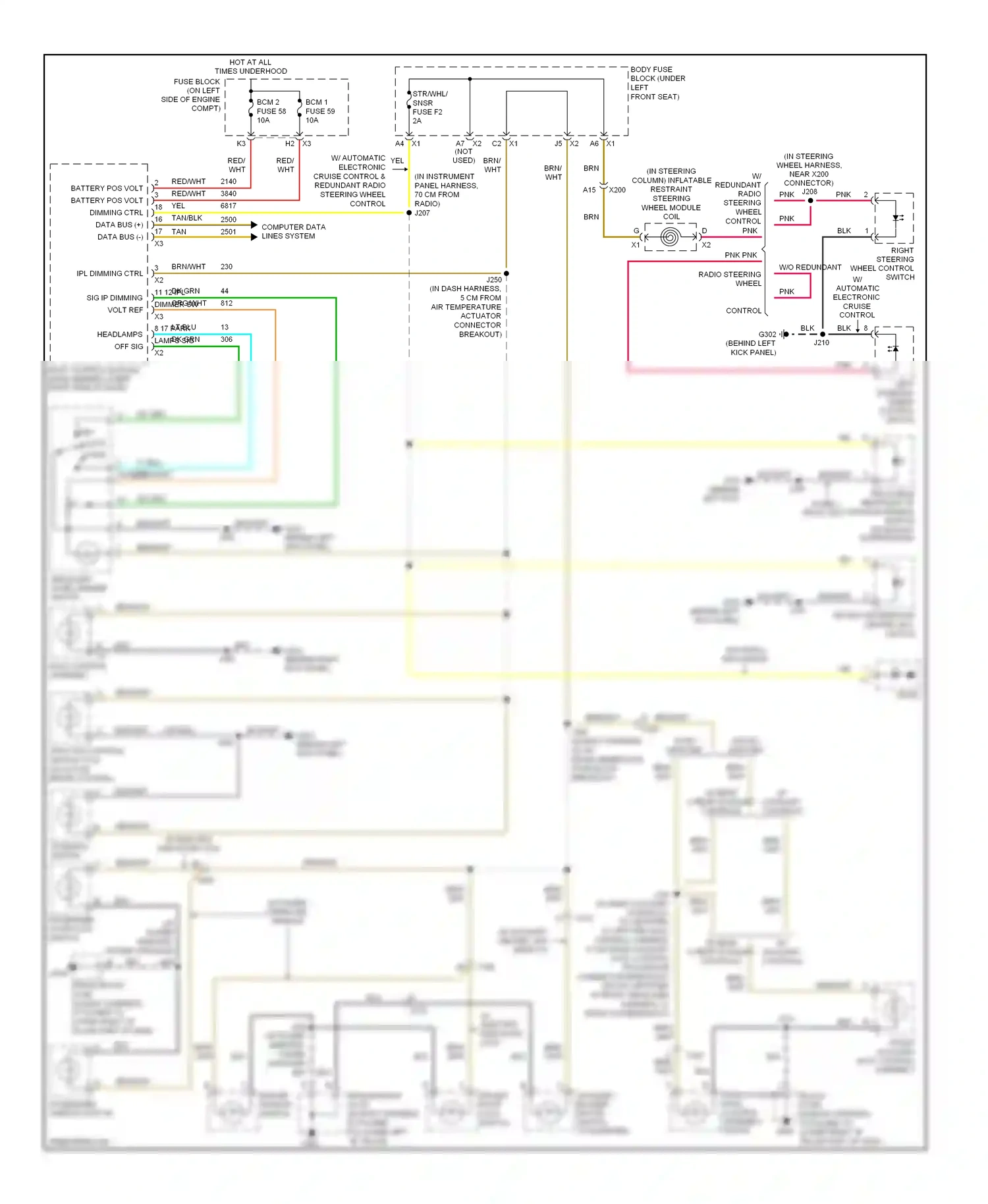 Chevrolet Chevy Express G2500  (1996-2012) computer data lines system wiring diagram  (23 of 99)