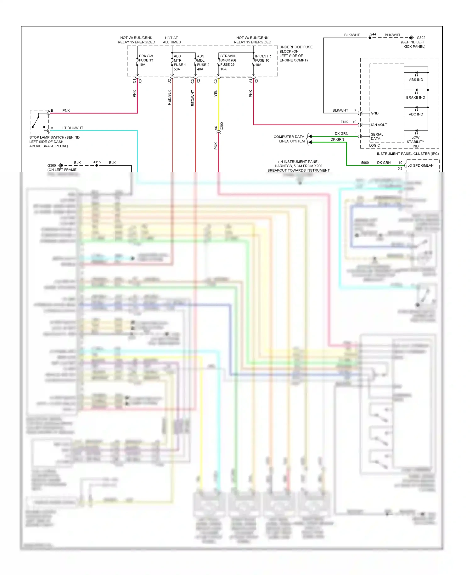 Chevrolet Chevy Express G2500  (1996-2012) computer data lines system wiring diagram  (86 of 99)