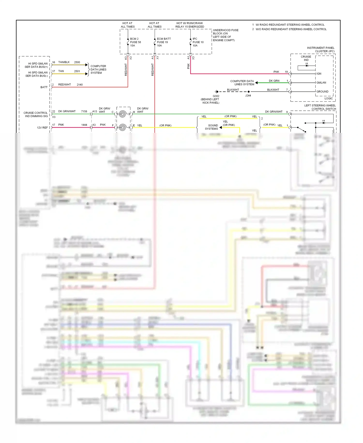 Chevrolet Chevy Express G2500  (1996-2012) computer data lines system wiring diagram  (16 of 99)