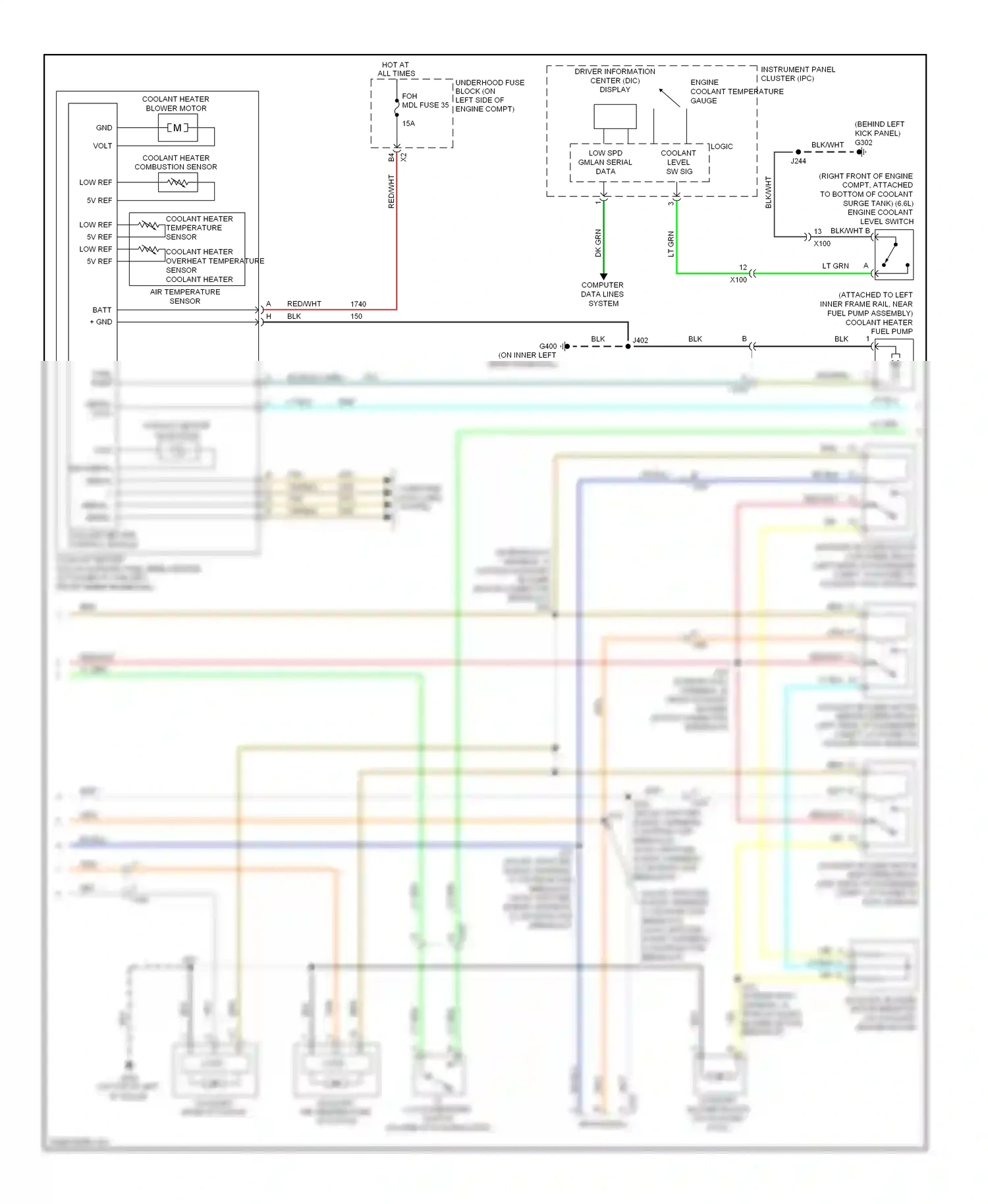Chevrolet Chevy Express G2500  (1996-2012) computer data lines system wiring diagram  (24 of 99)