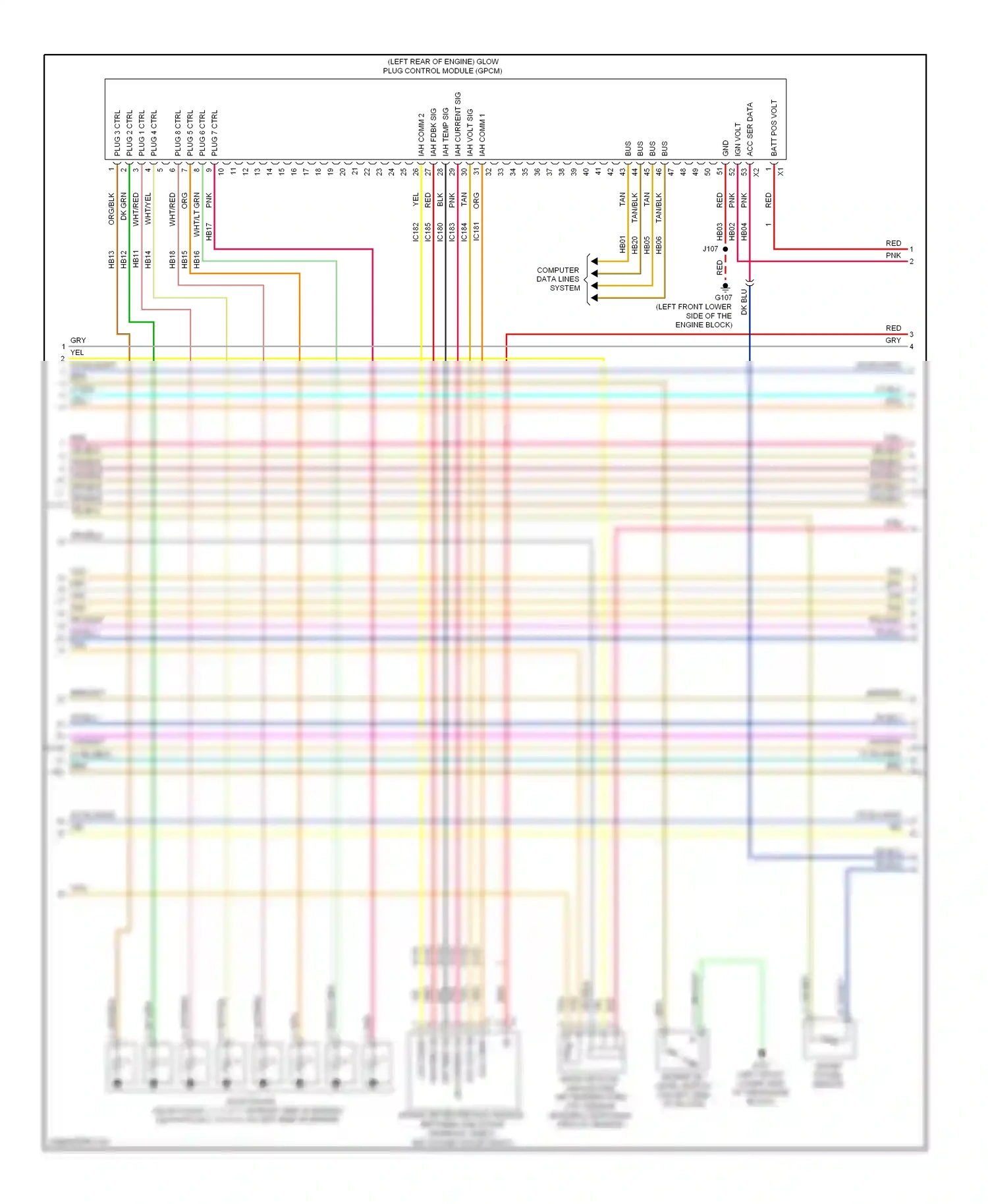 Chevrolet Chevy Express G2500  (1996-2012) computer data lines system wiring diagram  (49 of 99)