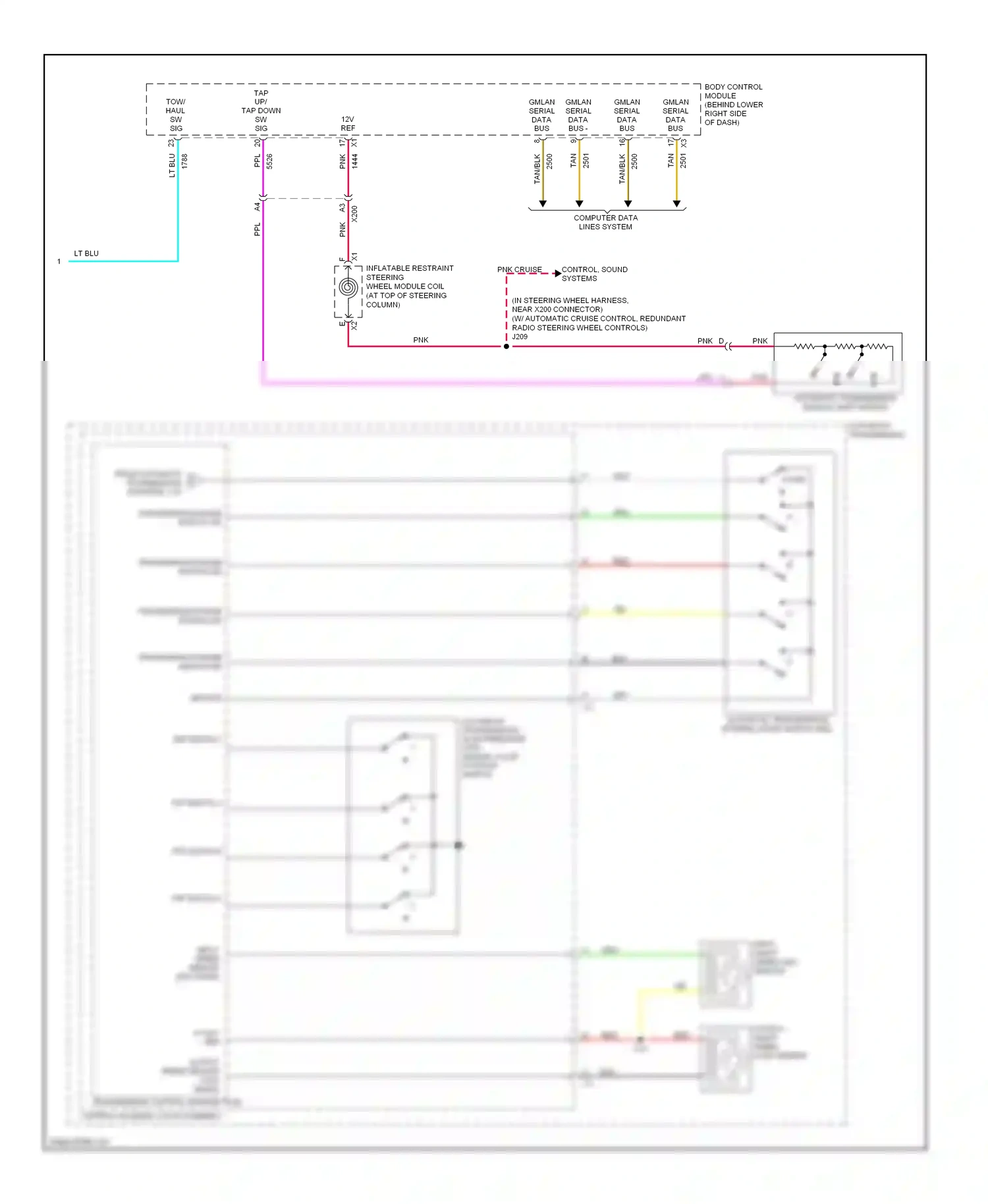 Chevrolet Chevy Express G2500  (1996-2012) computer data lines system wiring diagram  (88 of 99)