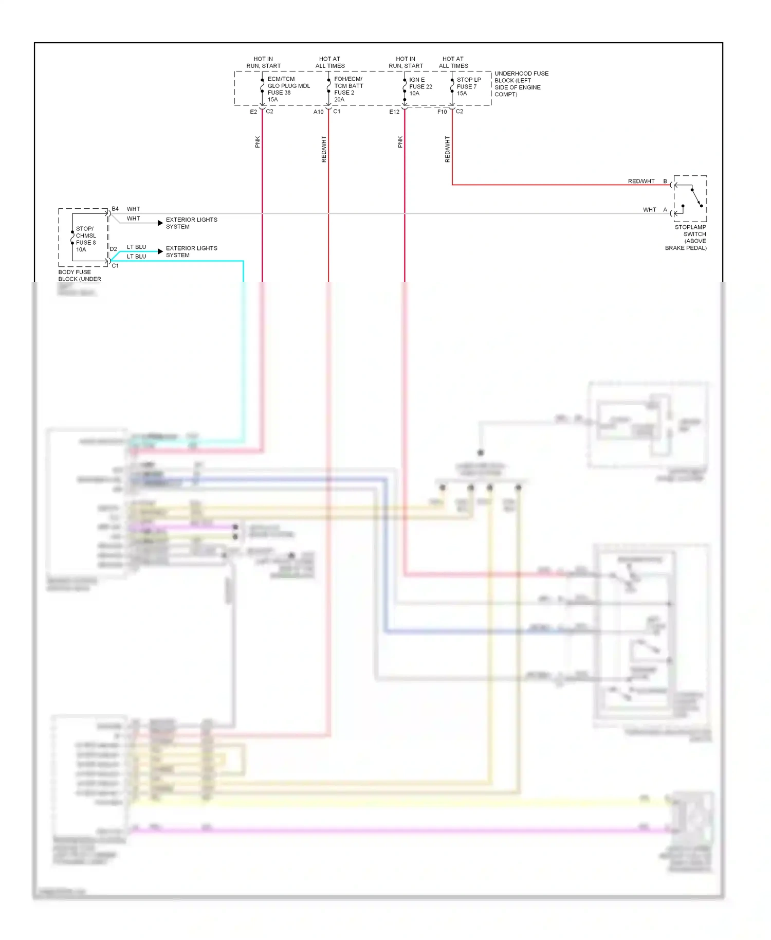 Chevrolet Chevy Express G2500  (1996-2012) computer data lines system wiring diagram  (36 of 99)