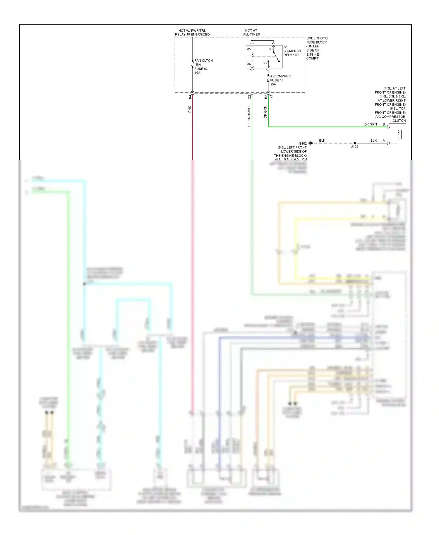 Chevrolet Chevy Express G2500  (1996-2012) computer data lines system wiring diagram  (25 of 99)