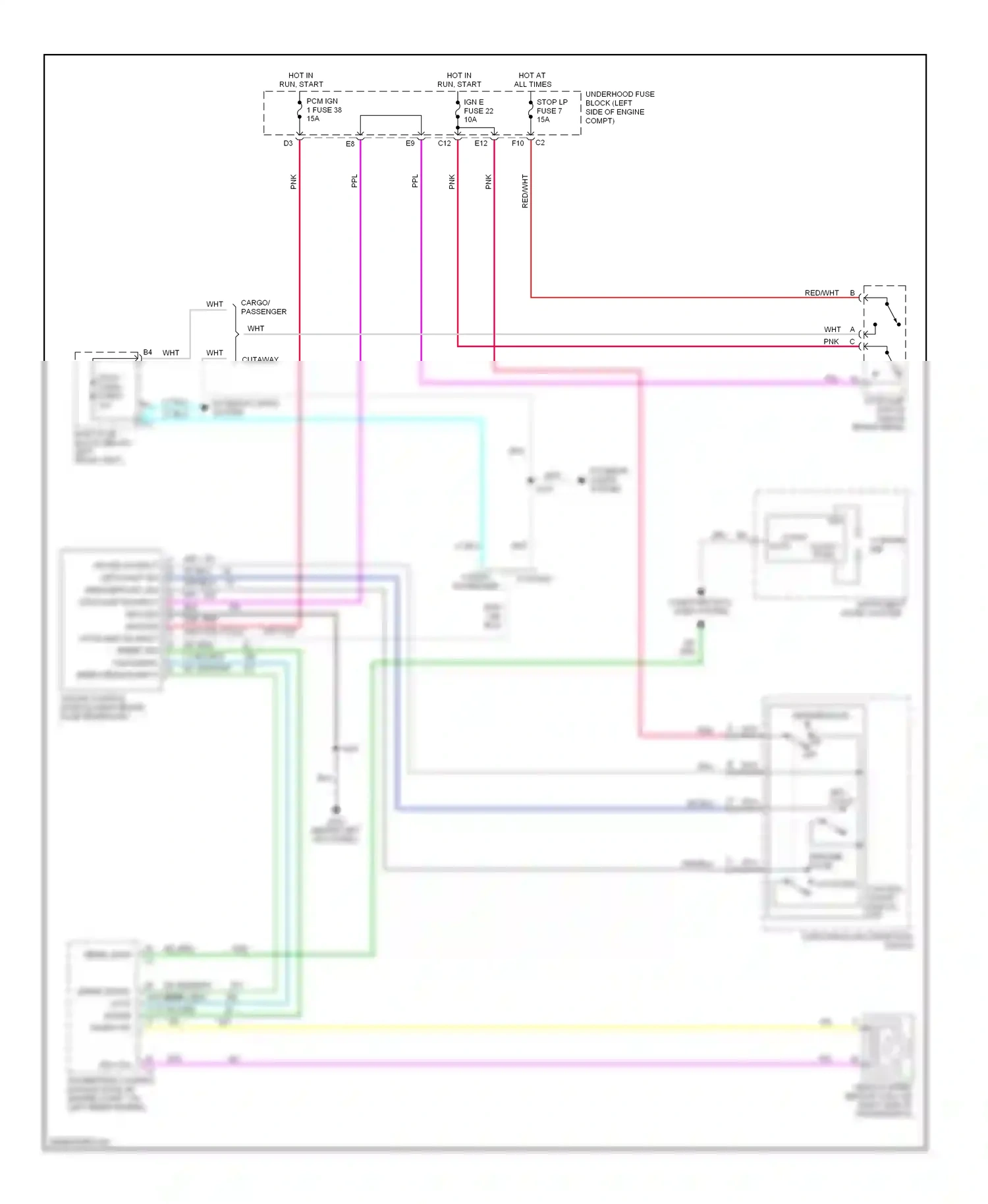 Chevrolet Chevy Express G2500  (1996-2012) computer data lines system wiring diagram  (22 of 99)