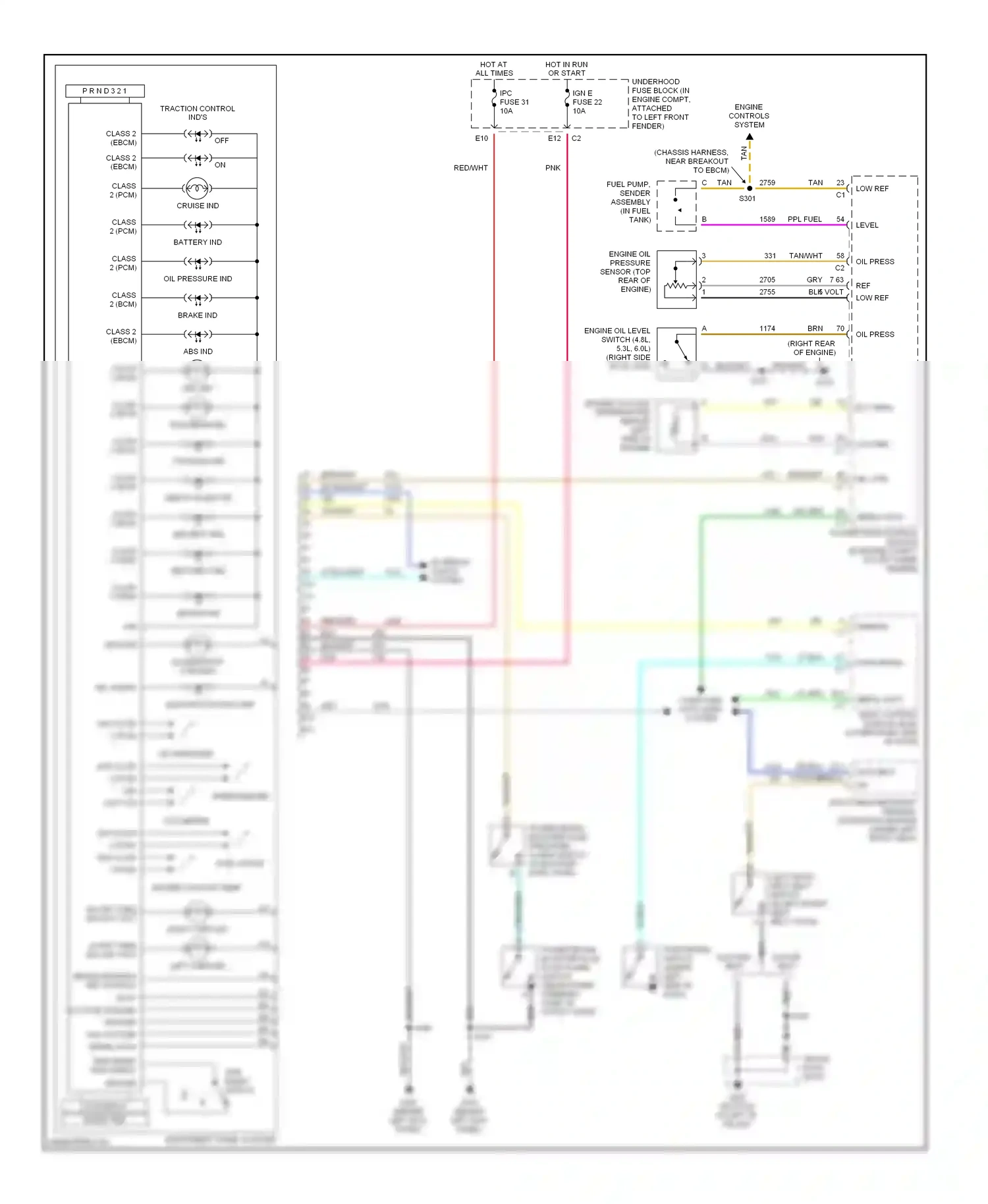 Chevrolet Chevy Express G2500  (1996-2012) computer data lines system wiring diagram  (18 of 99)
