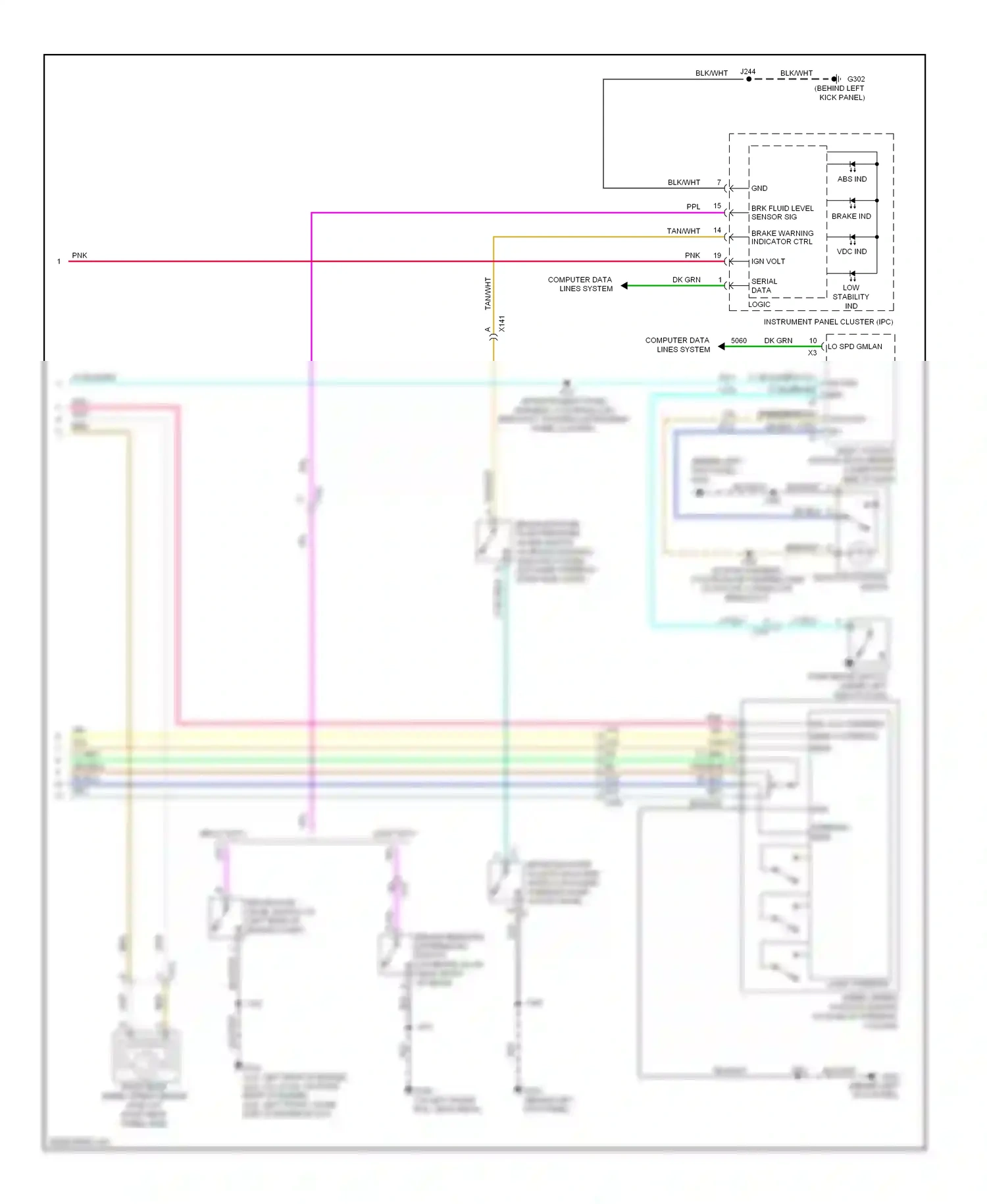 Chevrolet Chevy Express G2500  (1996-2012) computer data lines system wiring diagram  (93 of 99)