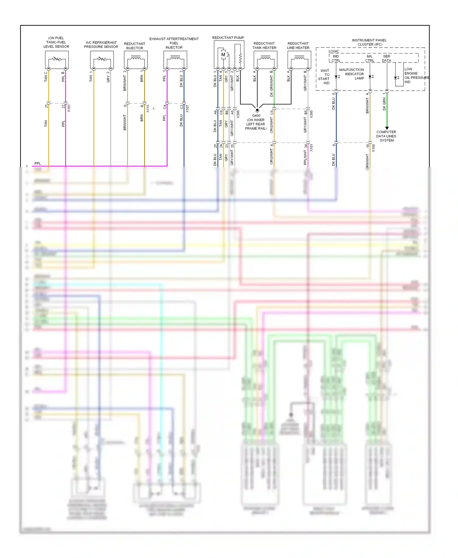 Chevrolet Chevy Express G2500  (1996-2012) computer data lines system wiring diagram  (89 of 99)
