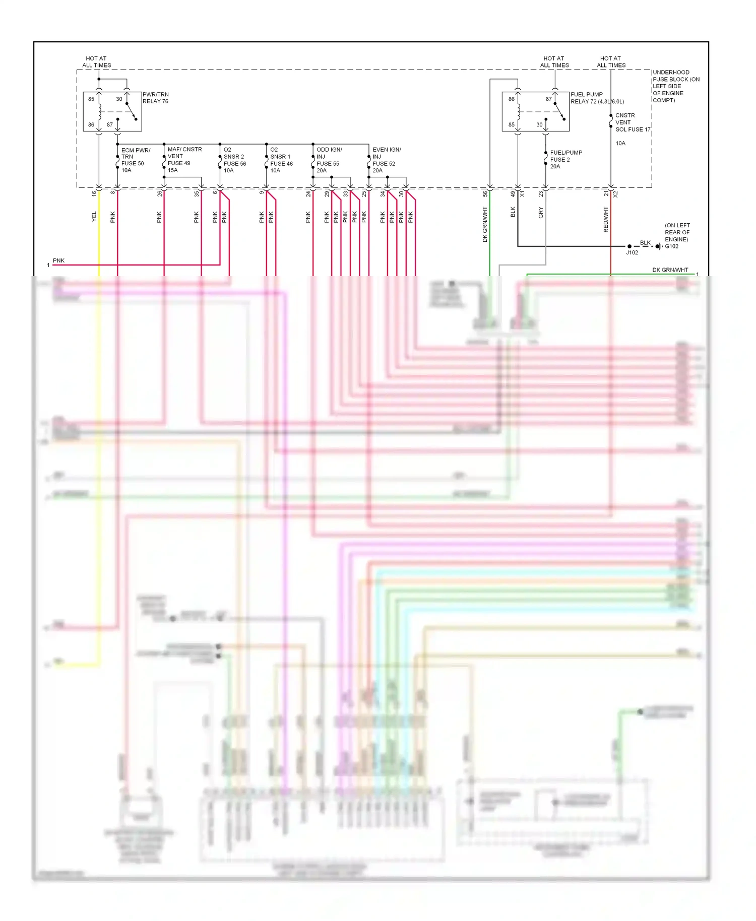Chevrolet Chevy Express G2500  (1996-2012) computer data lines system wiring diagram  (74 of 99)
