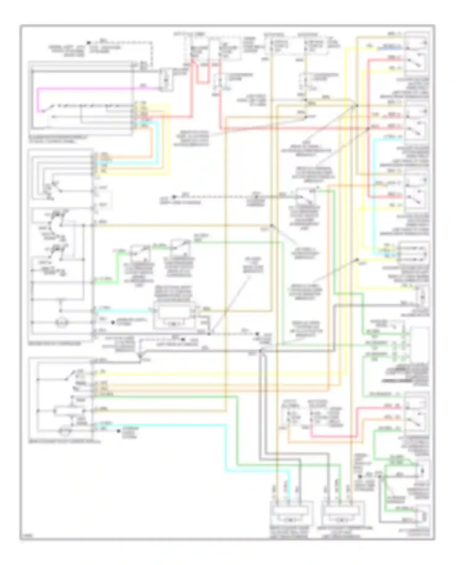 Wiring diagram i/p fuse block for Chevrolet Chevy Express G2500  (1996-2012) (1 of 46)