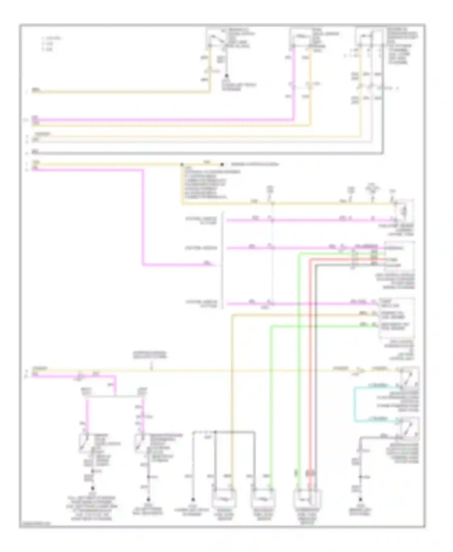 Wiring diagram primary fuel level sensor for Chevrolet Chevy Express G2500  (1996-2012) (2 of 2)