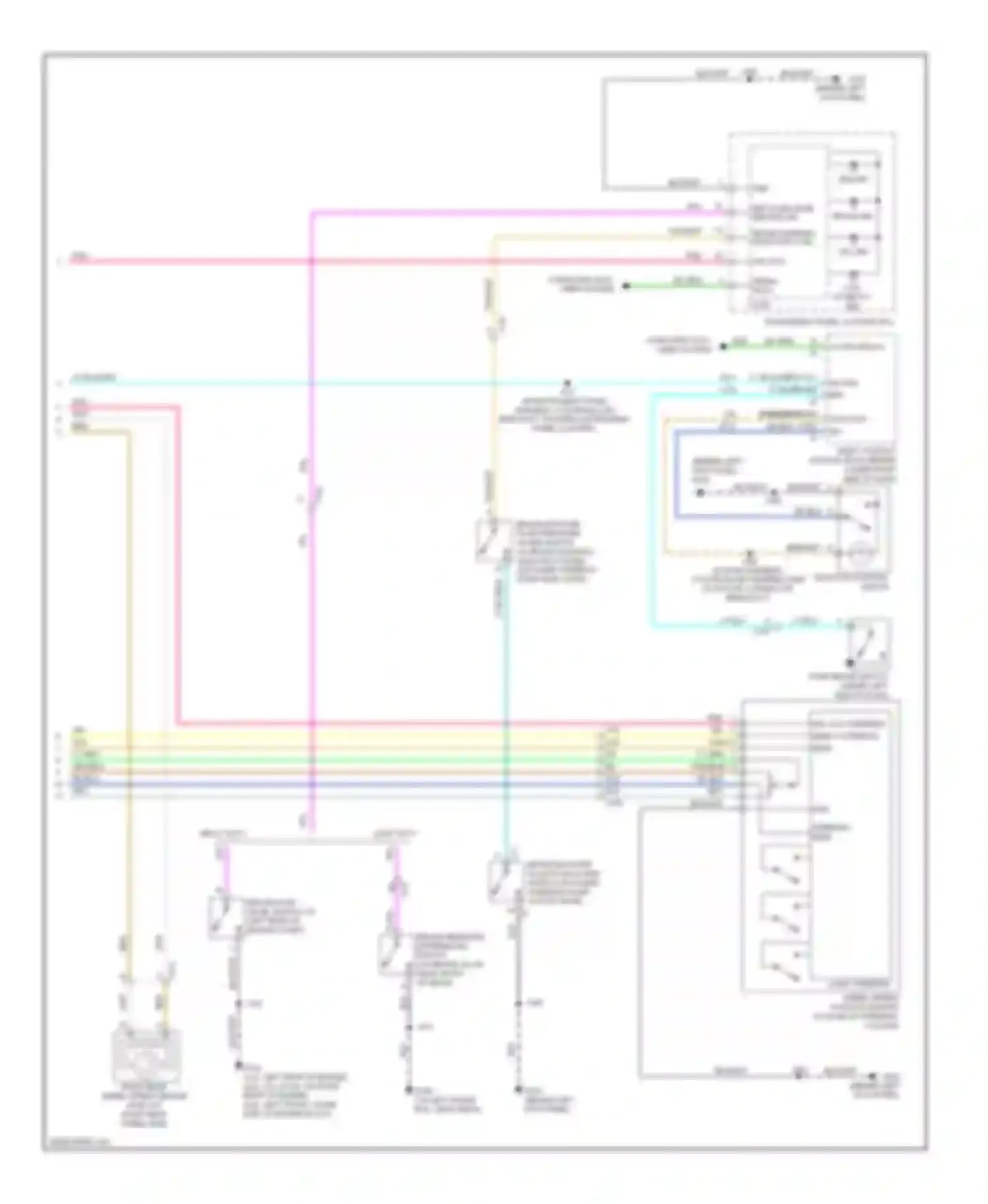 Wiring diagram side of dash) for Chevrolet Chevy Express G2500  (1996-2012) (3 of 4)