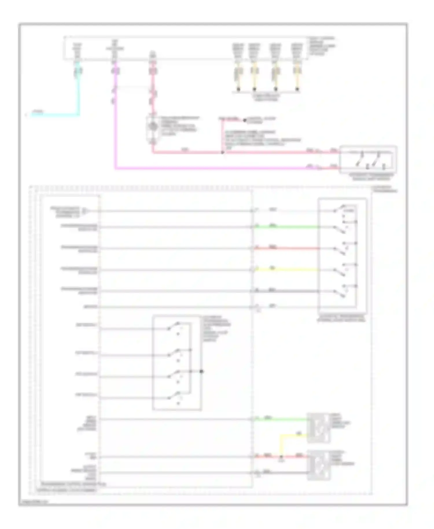 Wiring diagram tfp switch 3 for Chevrolet Chevy Express G2500  (1996-2012) (1 of 1)