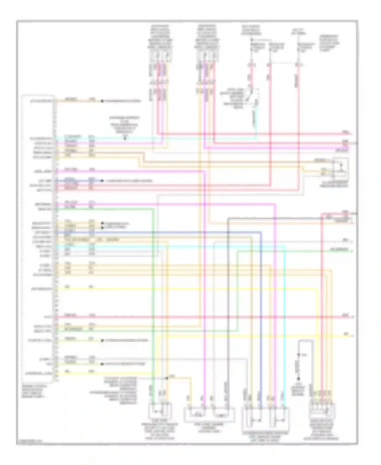 Chevy Express G3500 Chevrolet  (1996-2012): Wiring diagram engine performance 4.8l vin c (1 of 5)