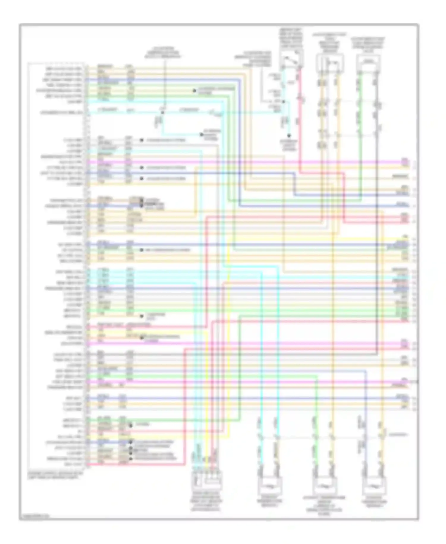 Chevy Express G3500 Chevrolet  (1996-2012): Wiring diagram engine performance 6.6l vin l (1 of 6)