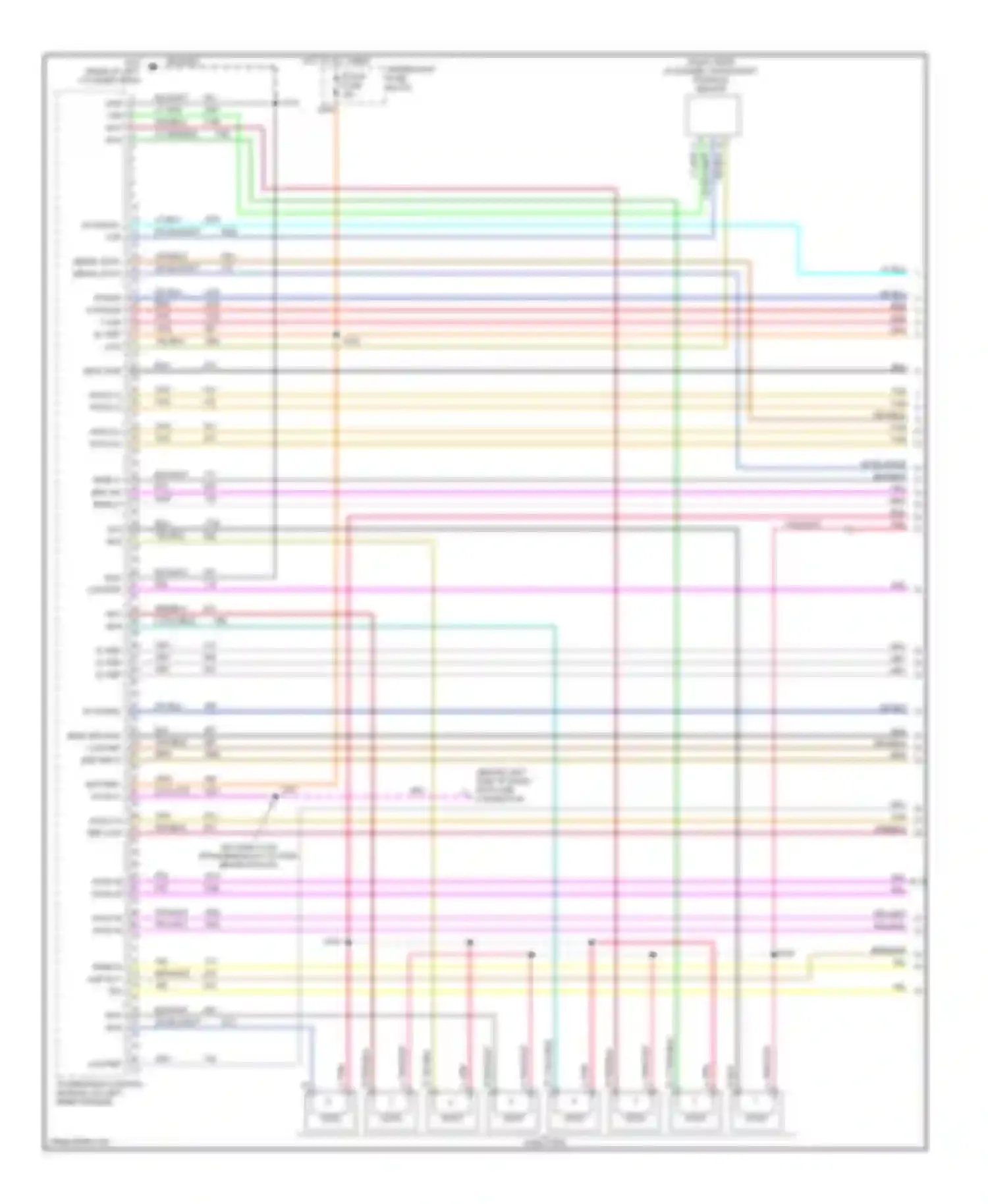 Chevy Express G3500 Chevrolet  (1996-2012): Wiring diagram engine performance 8.1l vin gs (1 of 5)