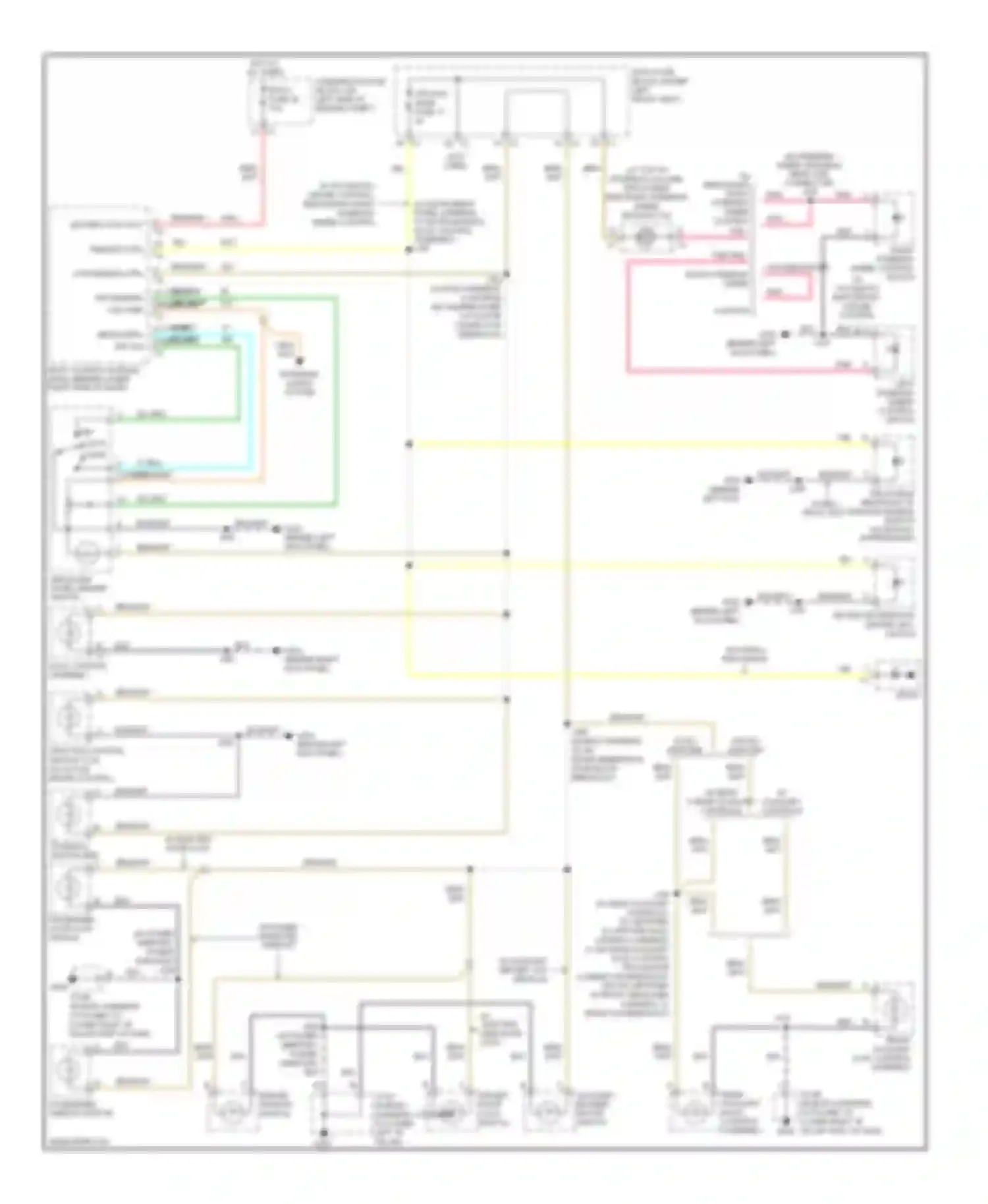 Chevy Express G3500 Chevrolet  (1996-2012): Courtesy lamps circuit