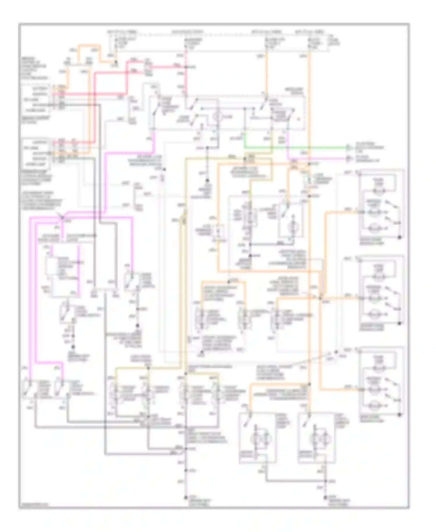Chevy Express G3500 Chevrolet  (1996-2012): Interior light circuit (1 of 2)