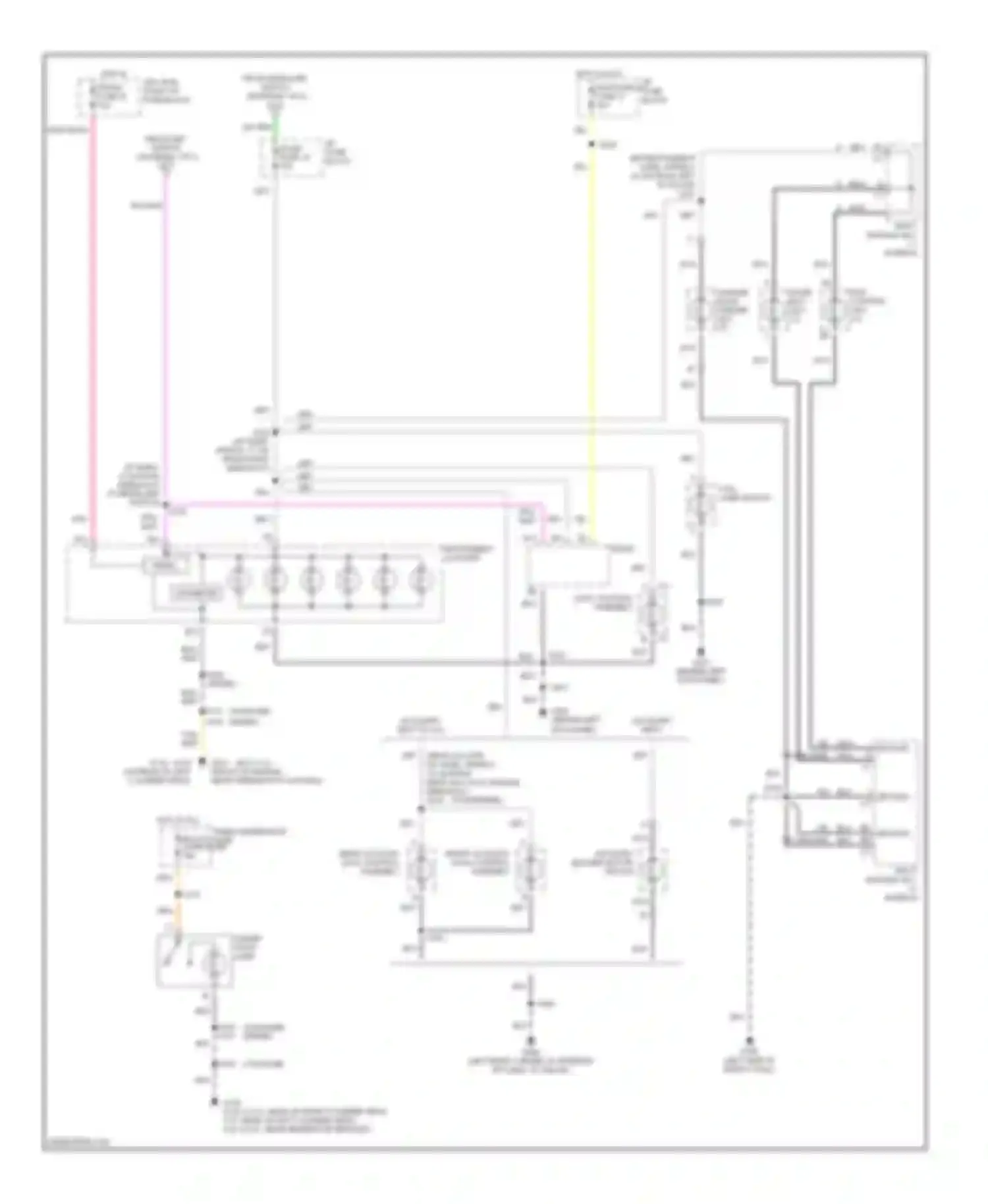 Chevy Express G3500 Chevrolet  (1996-2012): Interior light circuit (2 of 2)