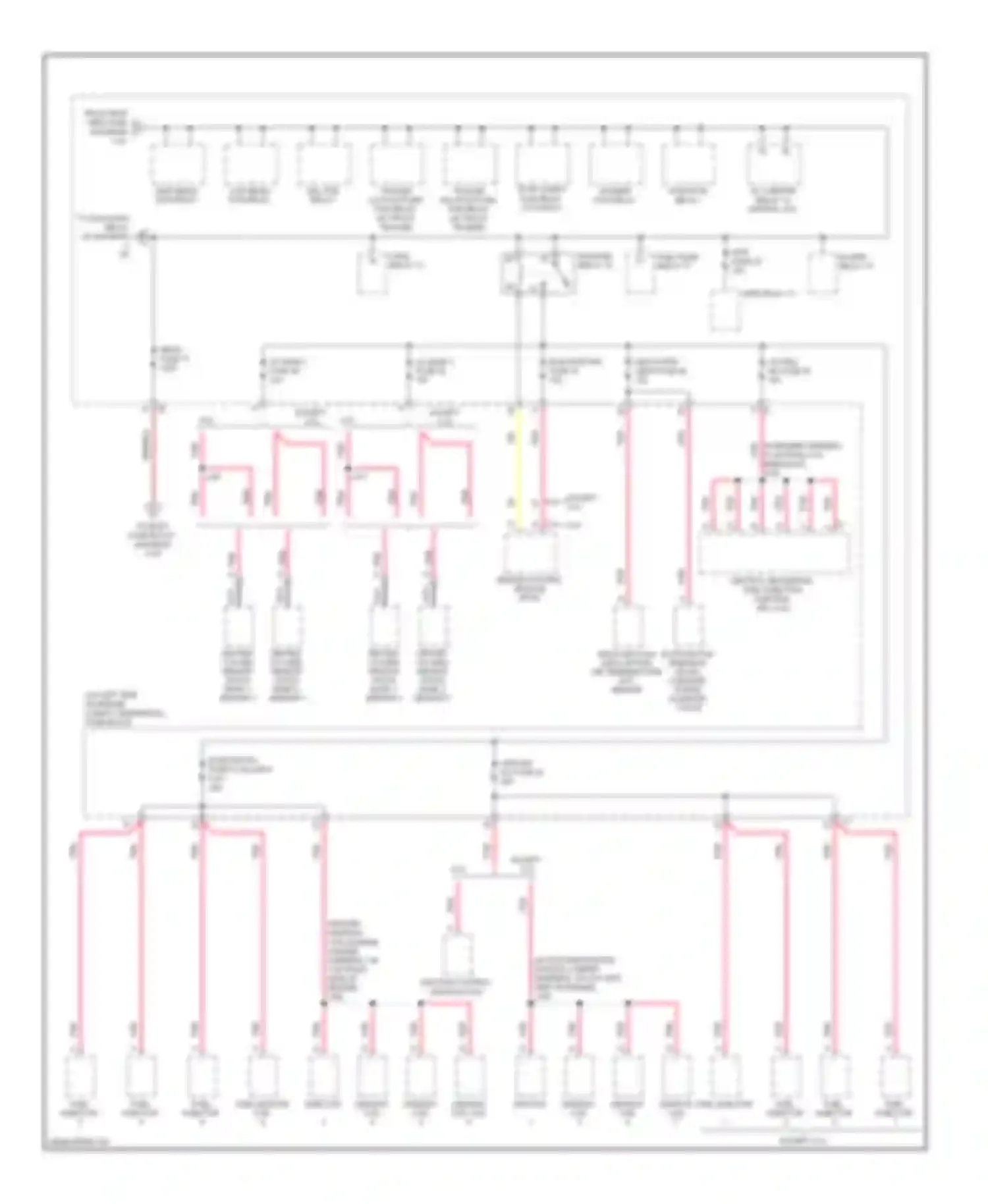 Chevy Express G3500 Chevrolet  (1996-2012): 4.8l vin c, power distribution circuit (2 of 4)