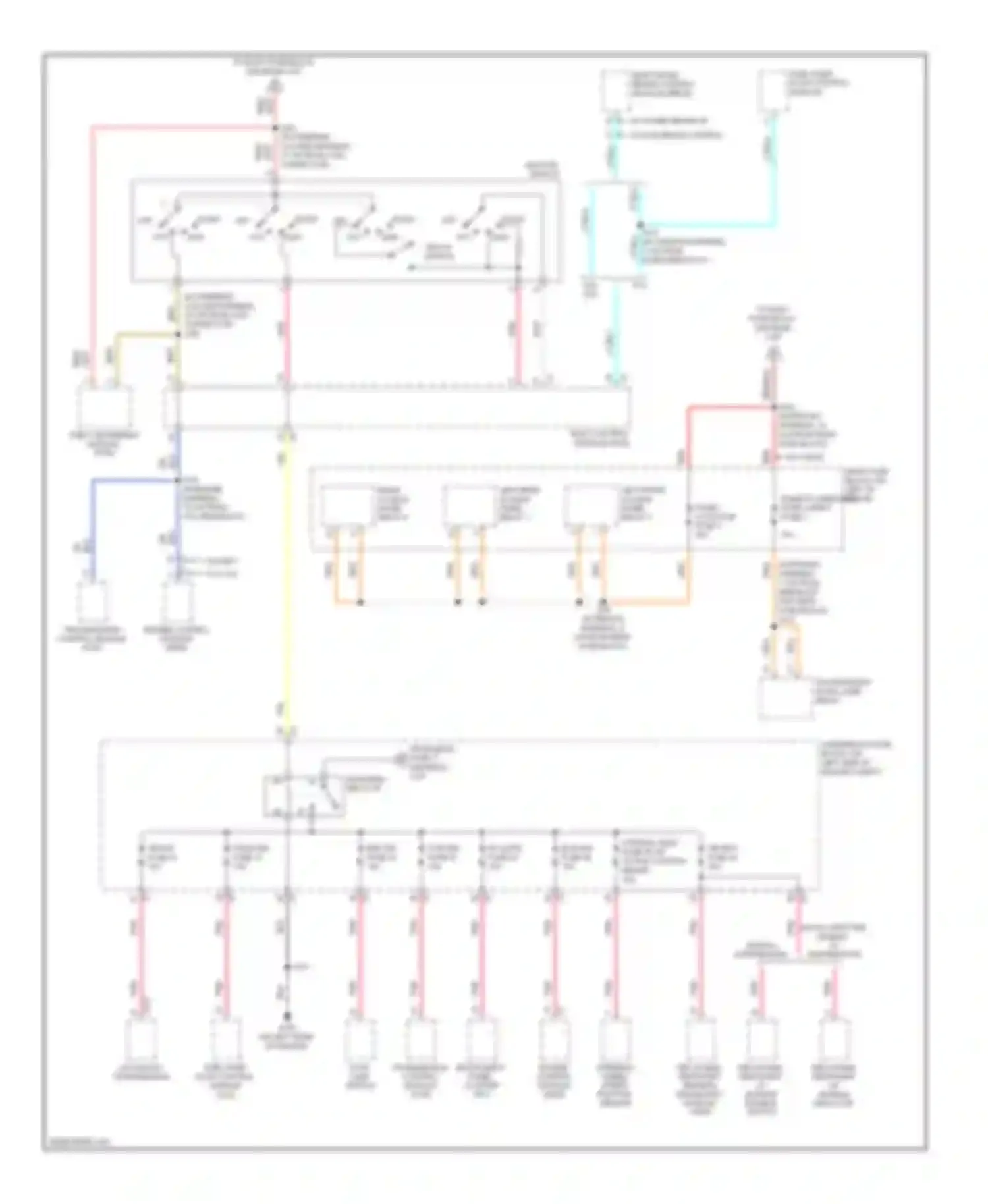 Chevy Express G3500 Chevrolet  (1996-2012): 4.8l vin c, power distribution circuit (3 of 4)