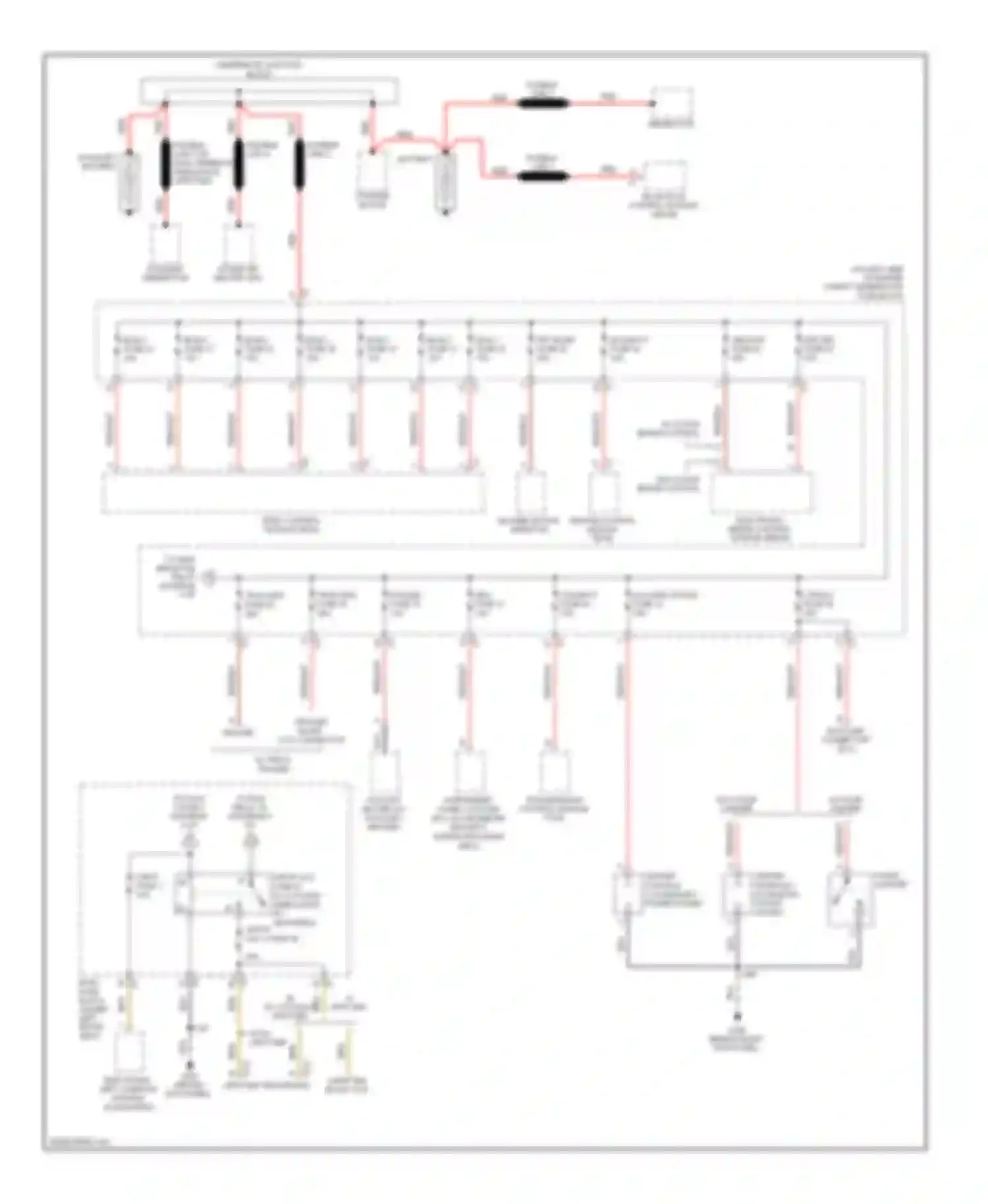 Chevy Express G3500 Chevrolet  (1996-2012): 6.6l vin 6, power distribution circuit (1 of 4)