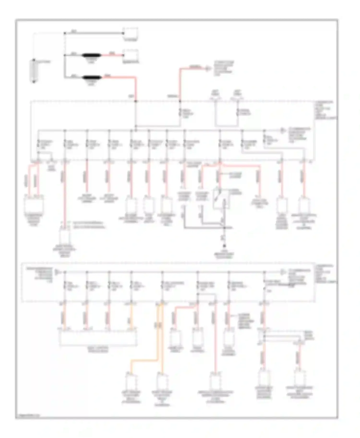 Chevy Express G3500 Chevrolet  (1996-2012): Power distribution circuit (1 of 6)