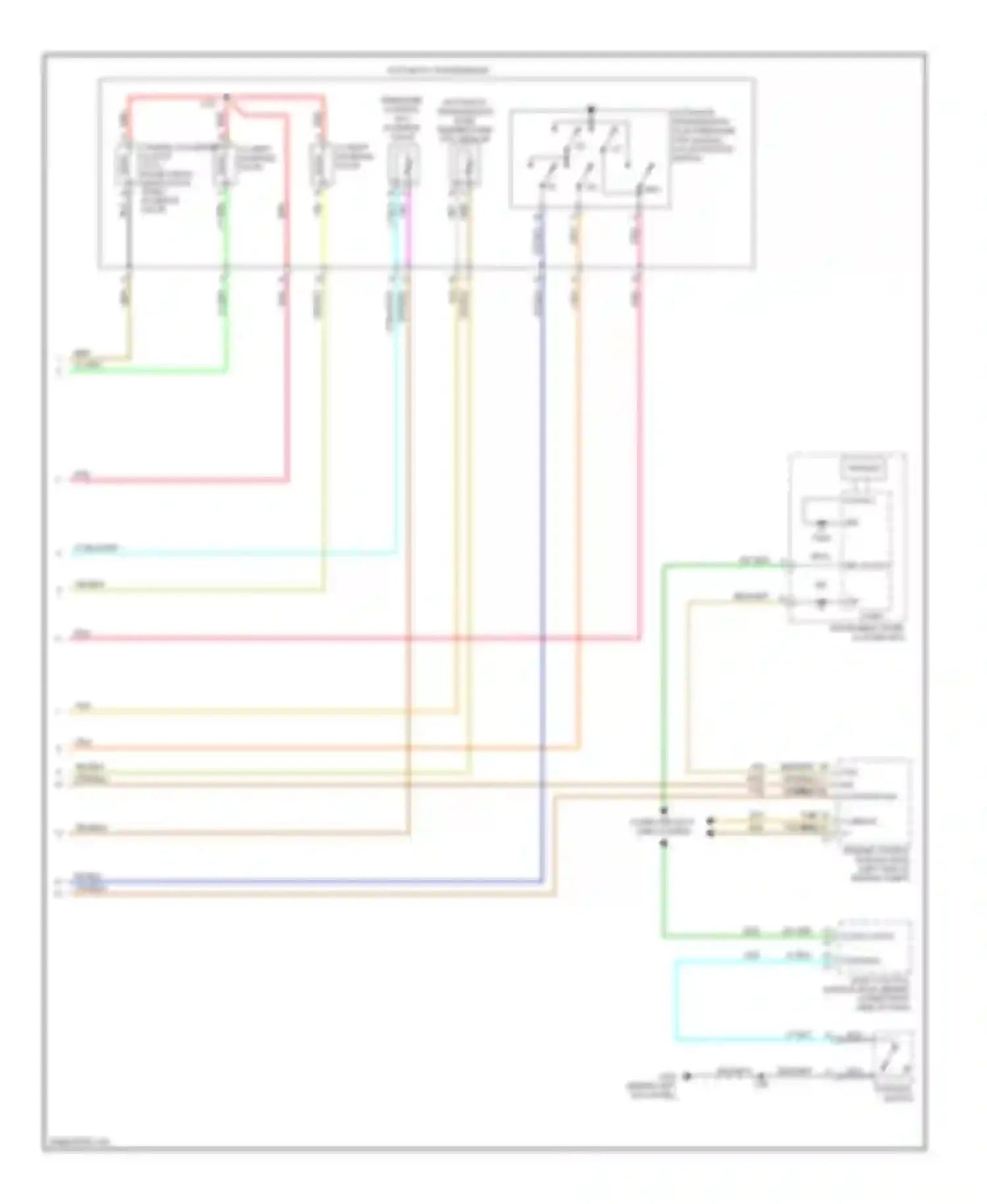 Chevy Express G3500 Chevrolet  (1996-2012): 4.8l vin c, transmission circuit (2 of 2)