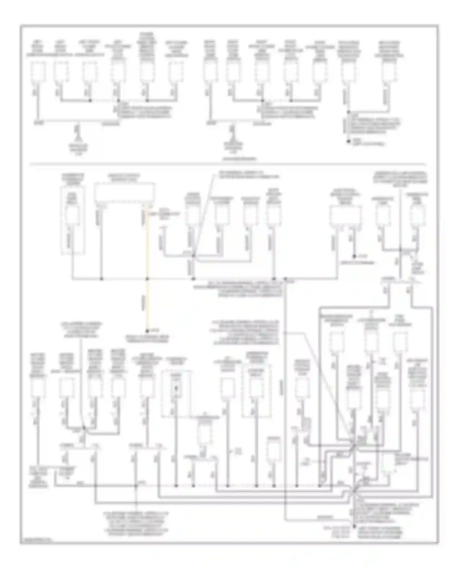 Wiring diagram inflatable restraint front end discriminating sensor for Chevrolet Chevy Express G3500  (1996-2012) (1 of 1)
