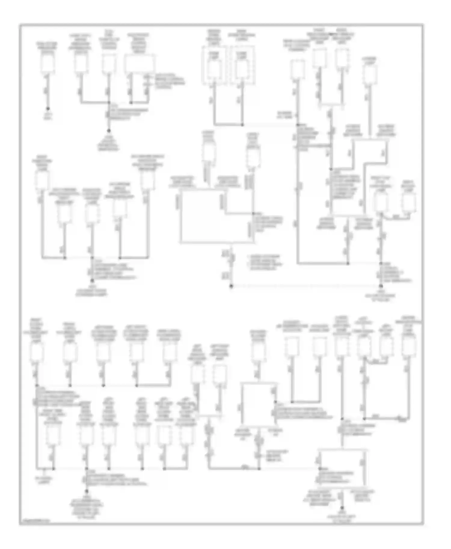 Wiring diagram left tail/stop left backup turn signal lamp lamp for Chevrolet Chevy Express G3500  (1996-2012) (2 of 2)
