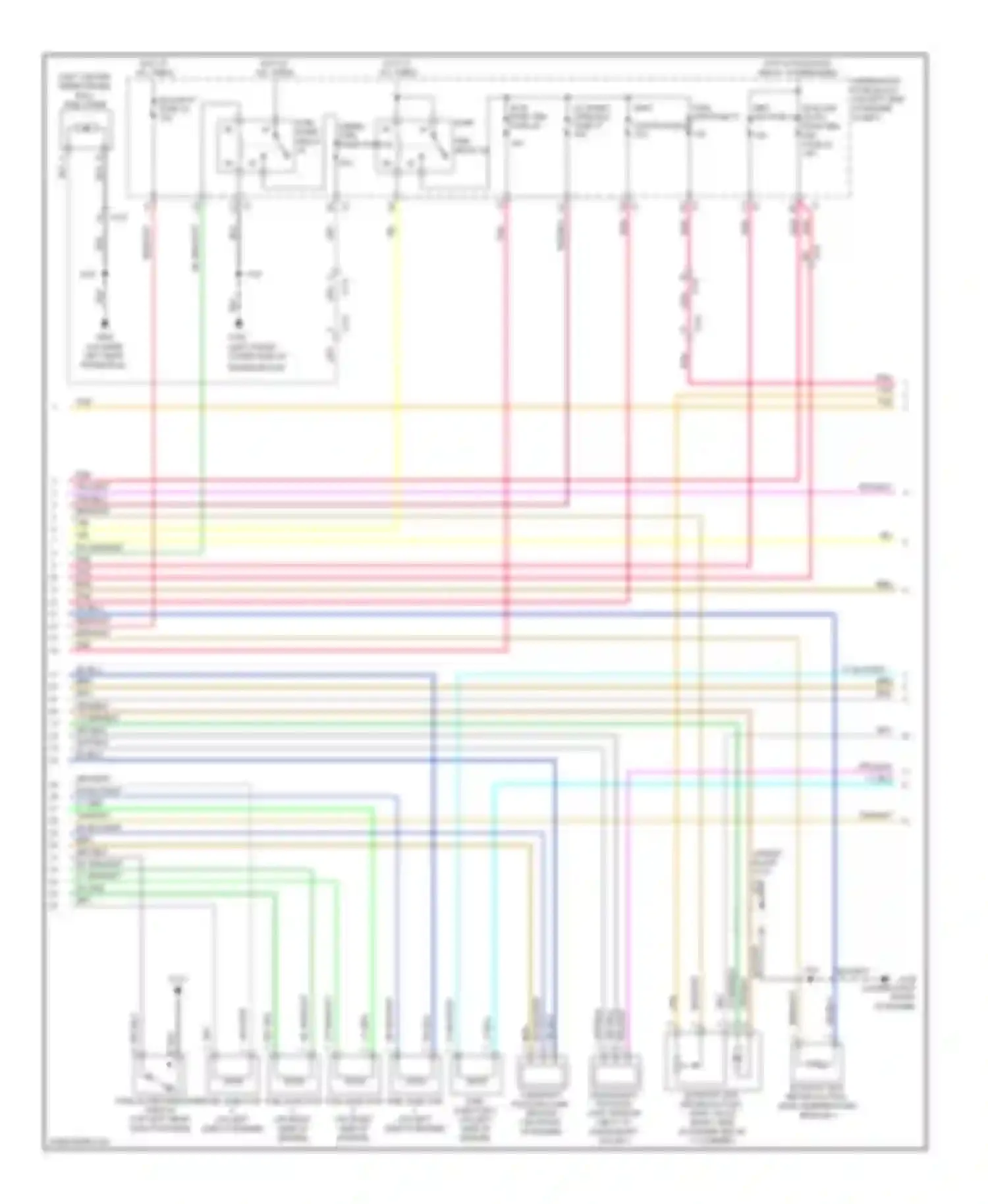 Wiring diagram maf/ cnstr fuse 64 for Chevrolet Chevy Express G3500  (1996-2012) (1 of 1)